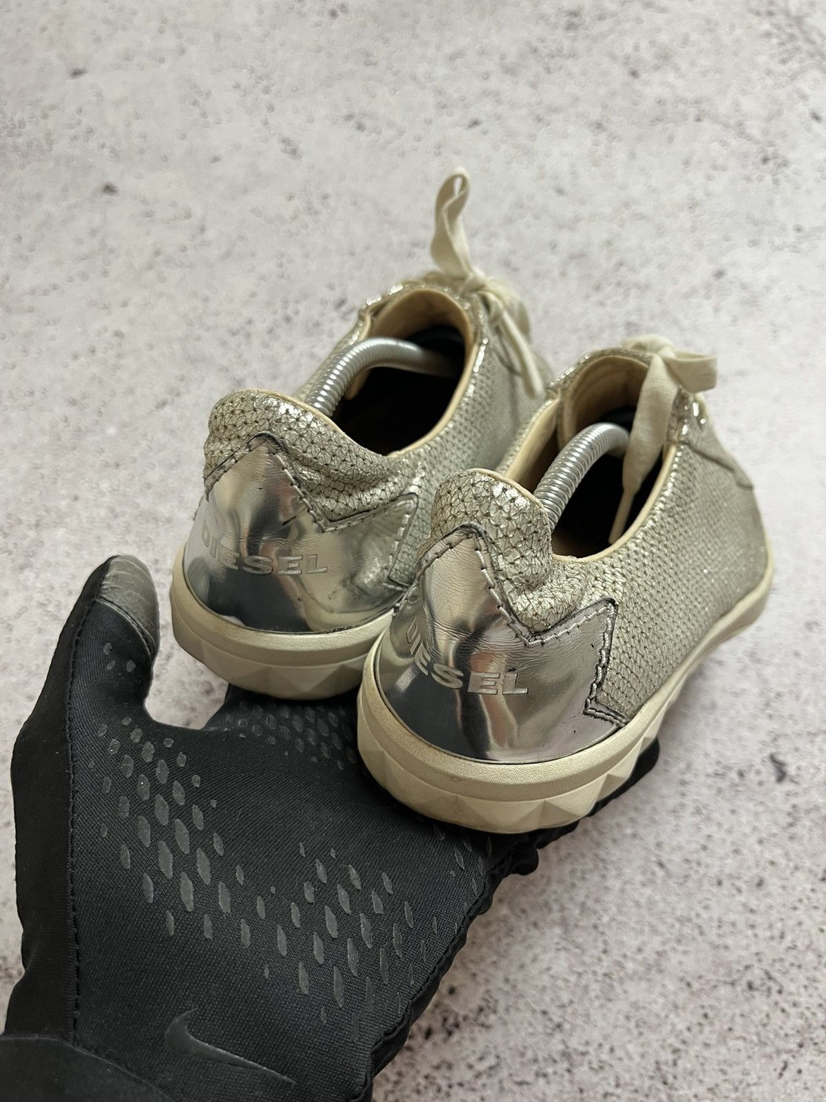Diesel × Vintage Diesel slip on Denim distressed Shoes Sneakers Size US 7 / EU 40 - 4 Thumbnail