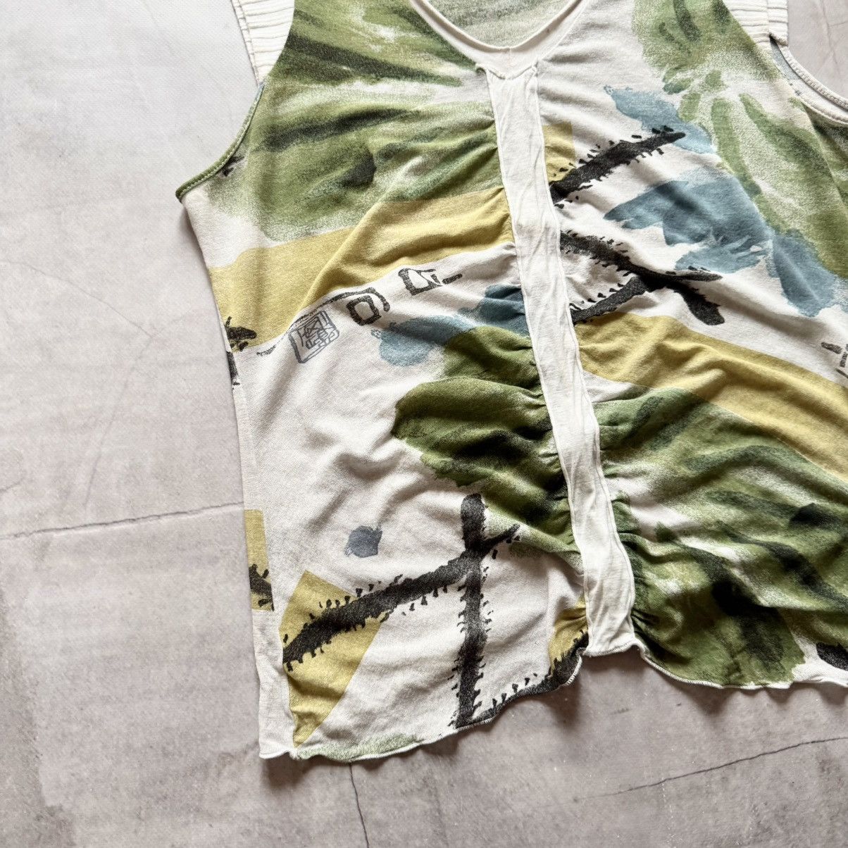 Transit Vintage Transit Par Such Print Abstract T-Shirt Tee Size L / US 10 / IT 46 - 2 Thumbnail