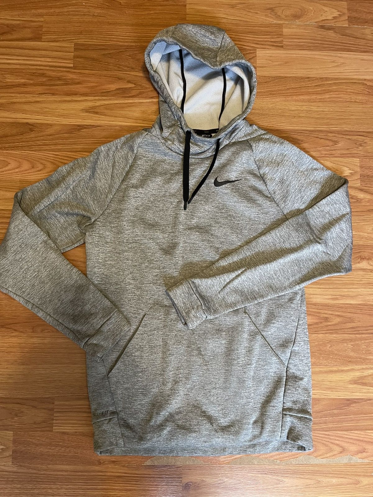 Nike GREY NIKE DRI-FIT HOODIE✔️ Size US S / EU 44-46 / 1 - 1 Thumbnail