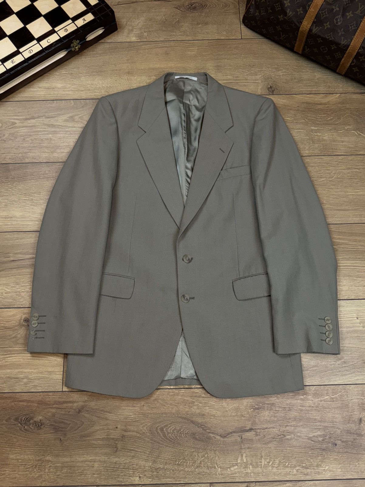 Yves Saint Laurent Vintage wool blazer Yves Saint Laurent original luxury item Size 48L - 1 Thumbnail