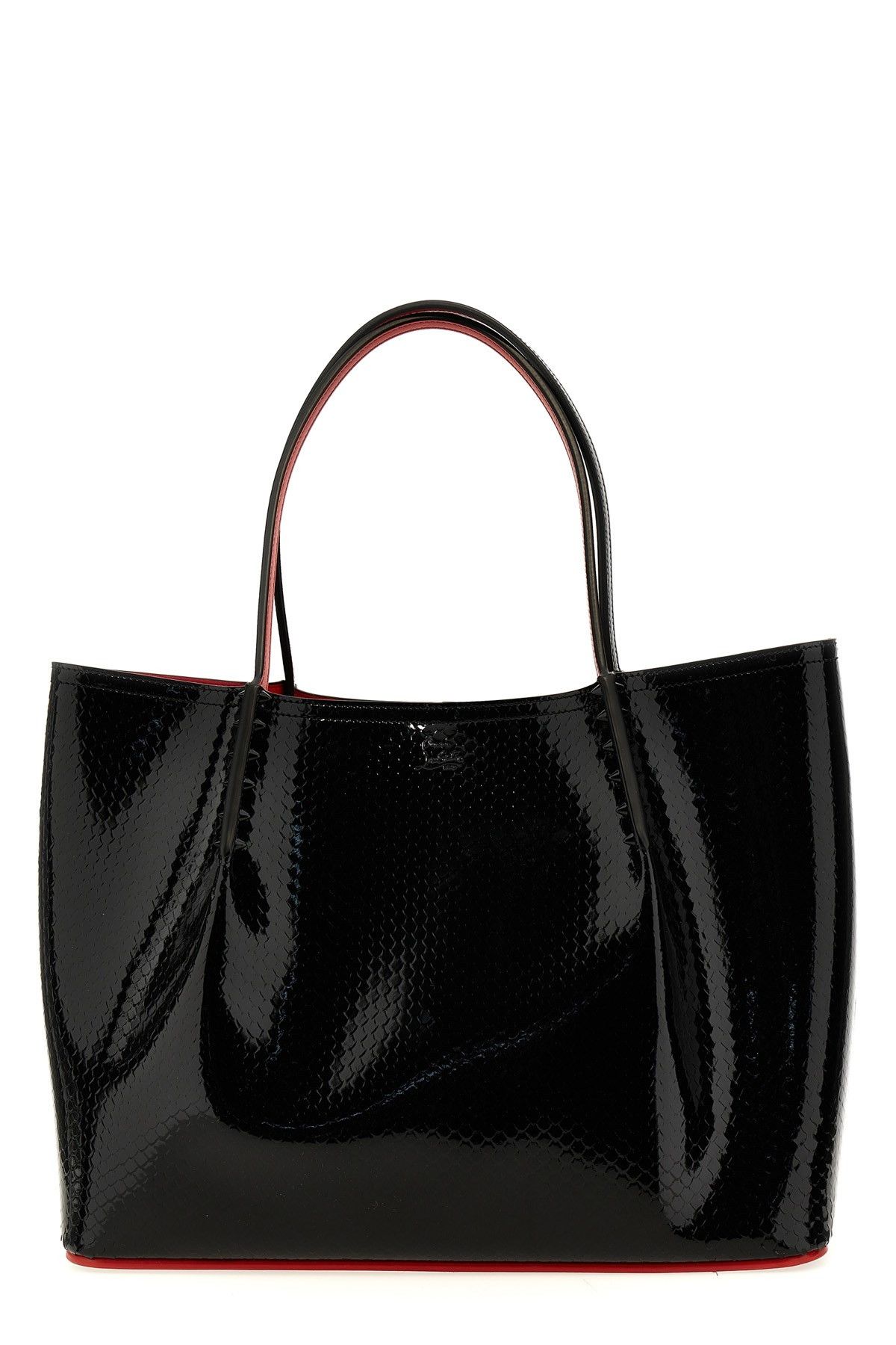 image of Christian Louboutin 'cabarock Large' Shopping Bag in Black, Women's