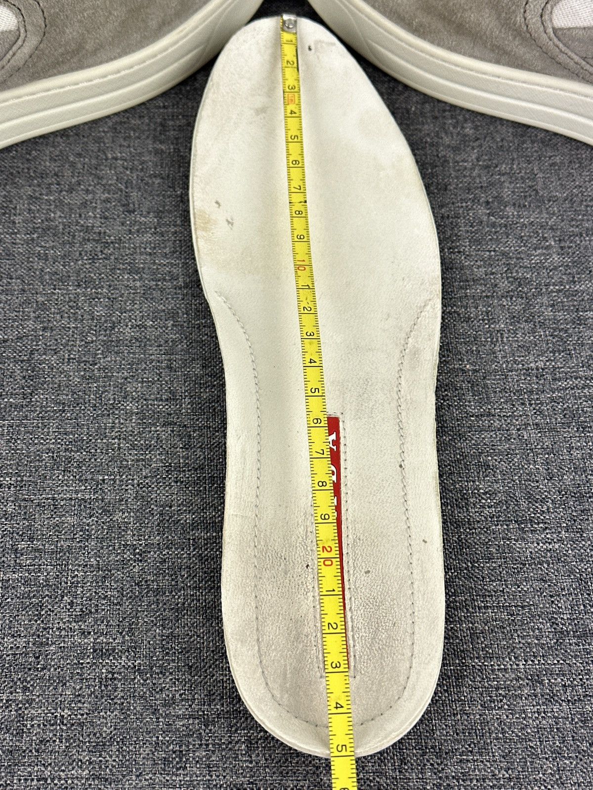 Prada Prada Women’s Suede Slip On Logo Shoes Loafers Moccasins Size US 7.5 / IT 37.5 - 18 Thumbnail