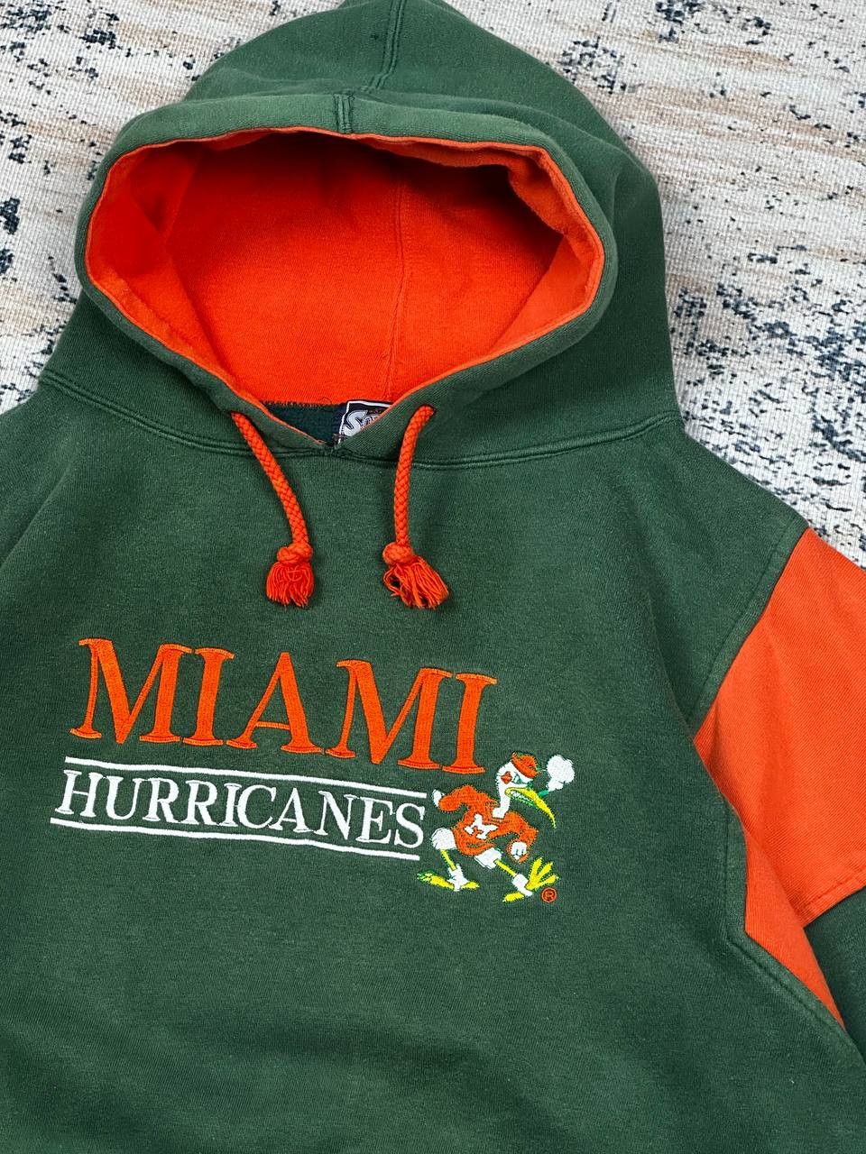 Vintage Vintage Miami Hurricanes Rare Oversized Hoodie Size US XL / EU 56 / 4 - 4 Thumbnail