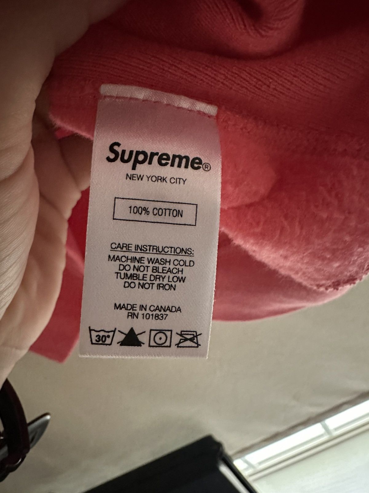 Supreme Supreme Icy Arc hoodie in Bright Coral Size US L / EU 52-54 / 3 - 2 Thumbnail
