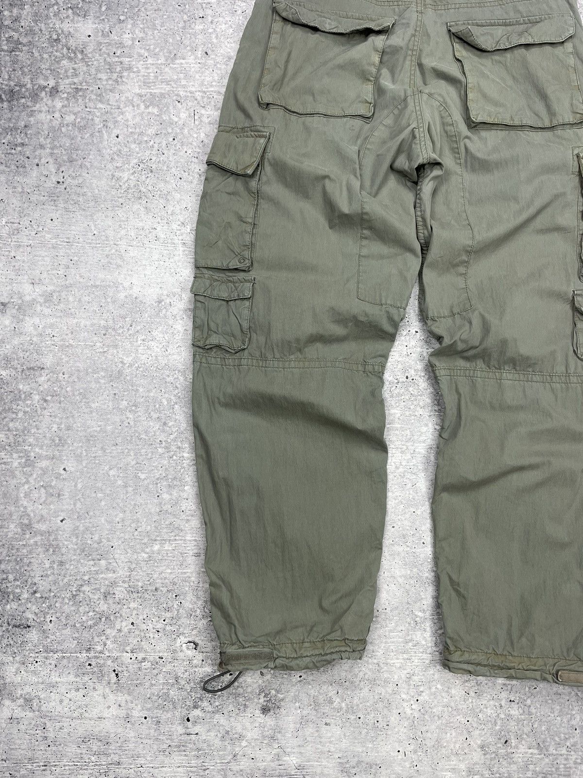Japanese Brand × Vintage Vintage Y2K Japanese Style Distressed Faded Cargo Pants Size US 34 / EU 50 - 15 Thumbnail