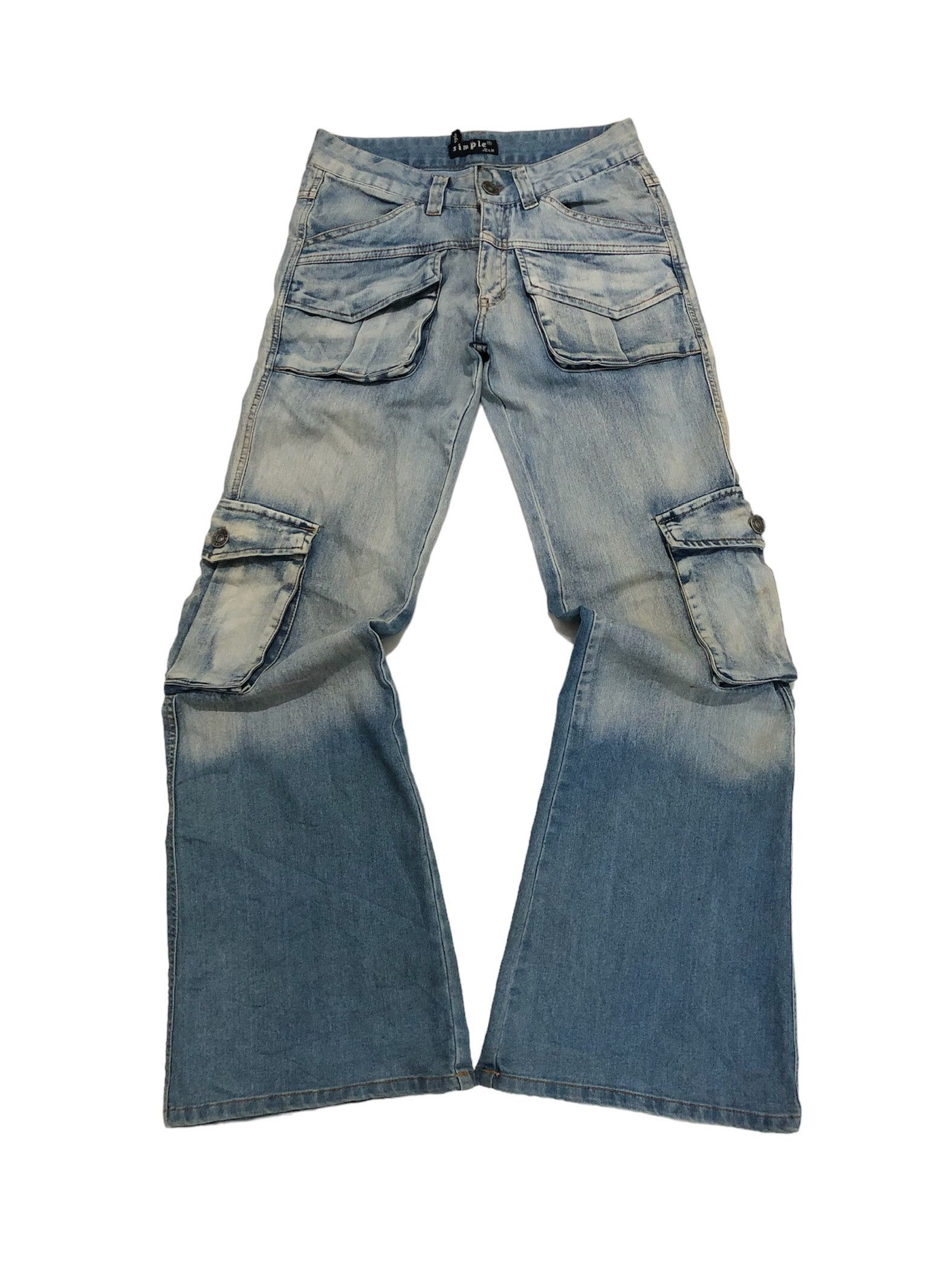 Japanese Flared cargo Denim