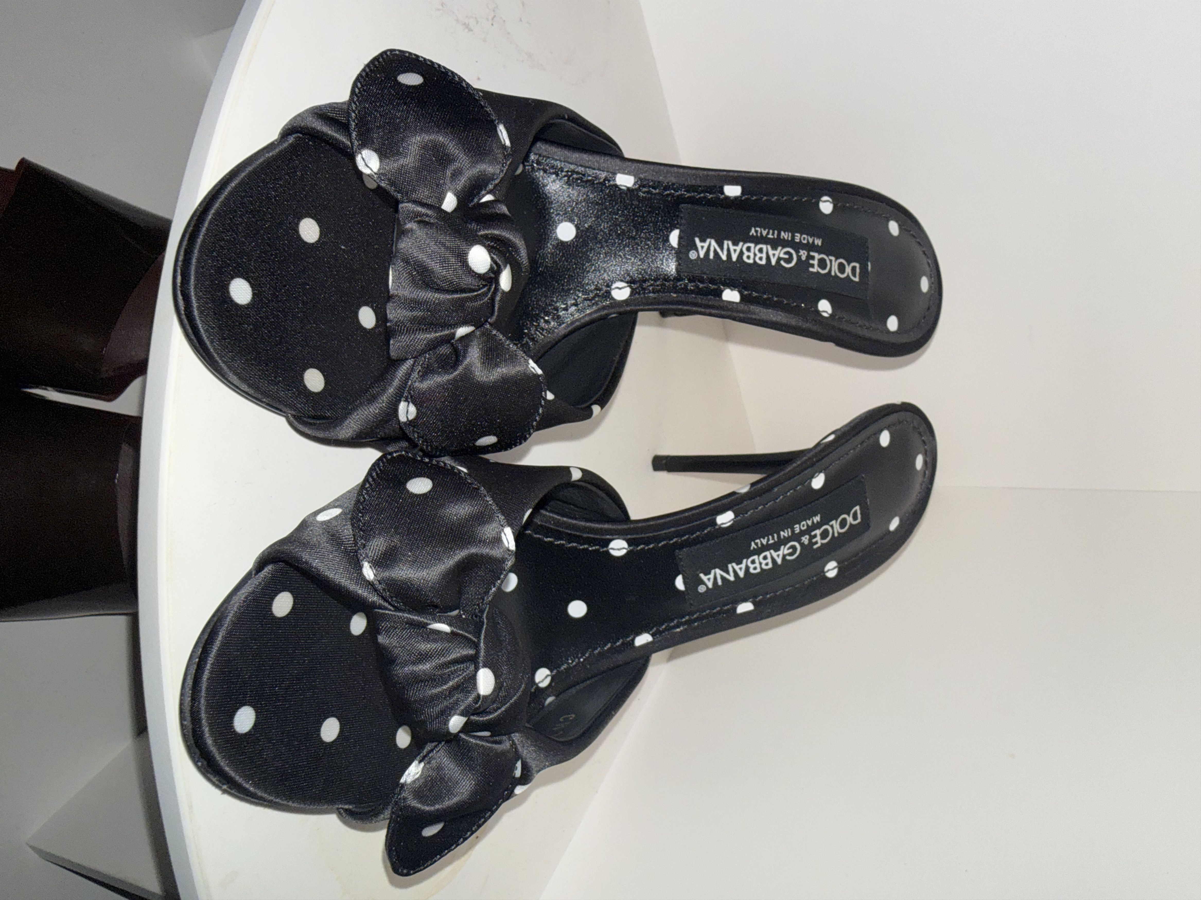 Dolce & Gabbana Black and white poca dot Size US 6 / IT 36 - 1 Thumbnail