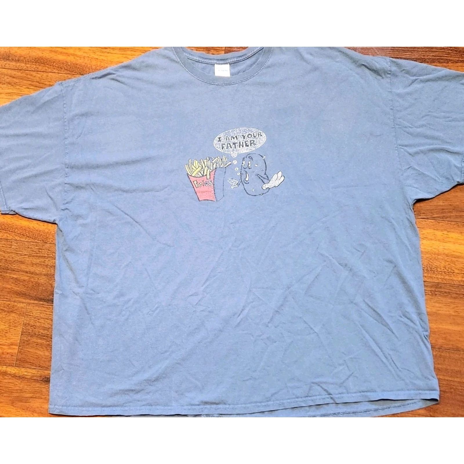 Gildan VINTAGE Gildan T-Shirt 5XL Potato Fries I Am Your Father Retro Animated Size US XXL / EU 58 / 5 - 7 Thumbnail