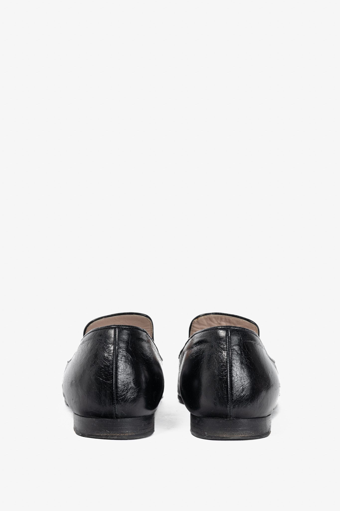 Miu Miu Miu Miu AW13 Black Leather Pointed-Toe Flats Size US 6.5 / IT 36.5 - 3 Thumbnail