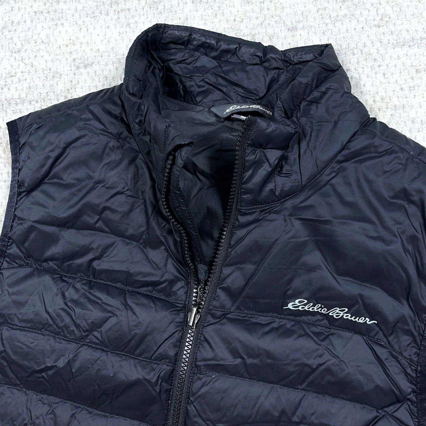 Eddie Bauer Eddie Bauer Puffer Vest Men Small Black Nylon Down Fill Vest Hiking Outdoor Jacket Size US S / EU 44-46 / 1 - 3 Thumbnail