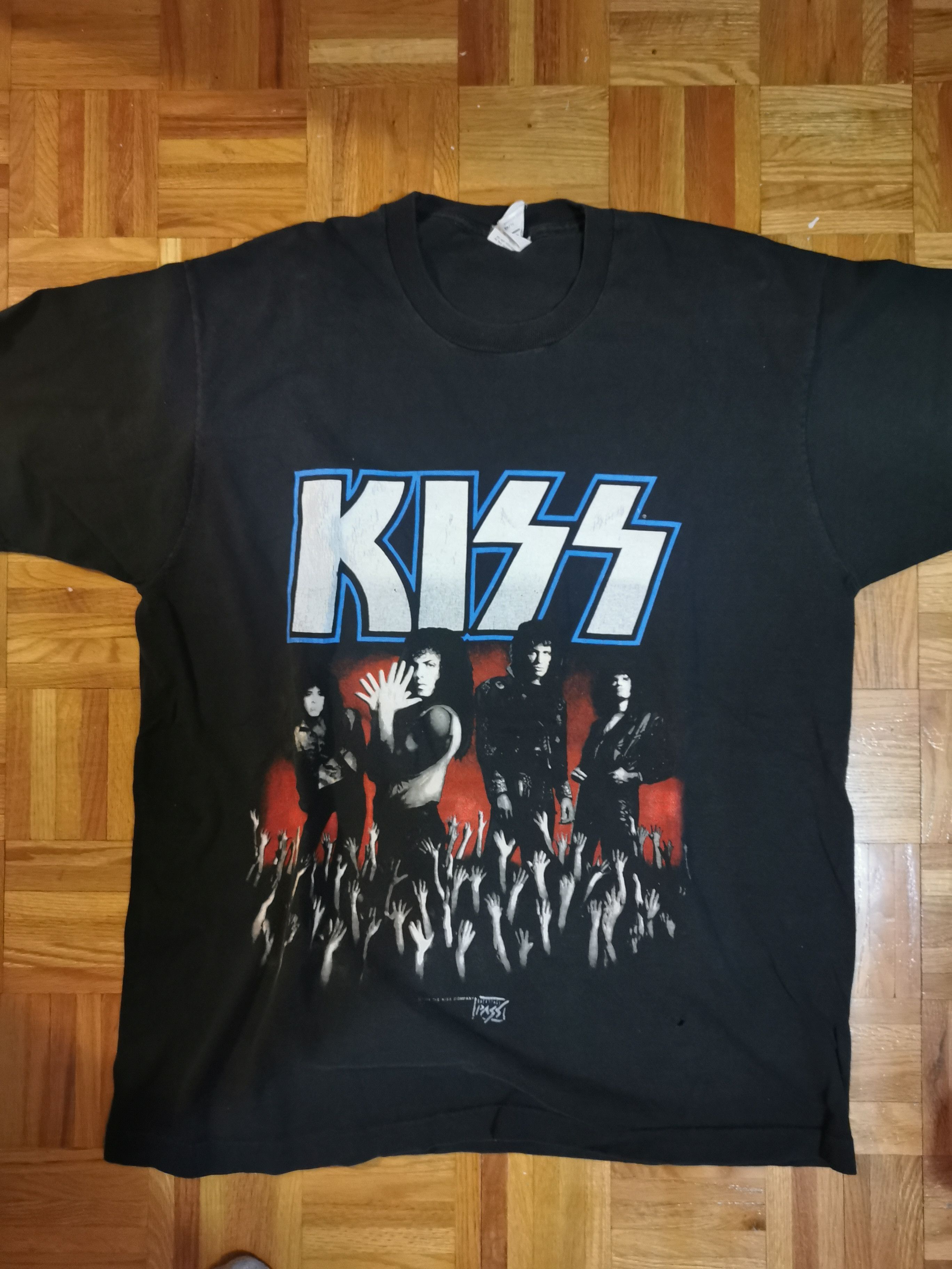 Vintage 1988 kiss shirt/tee/t shirt