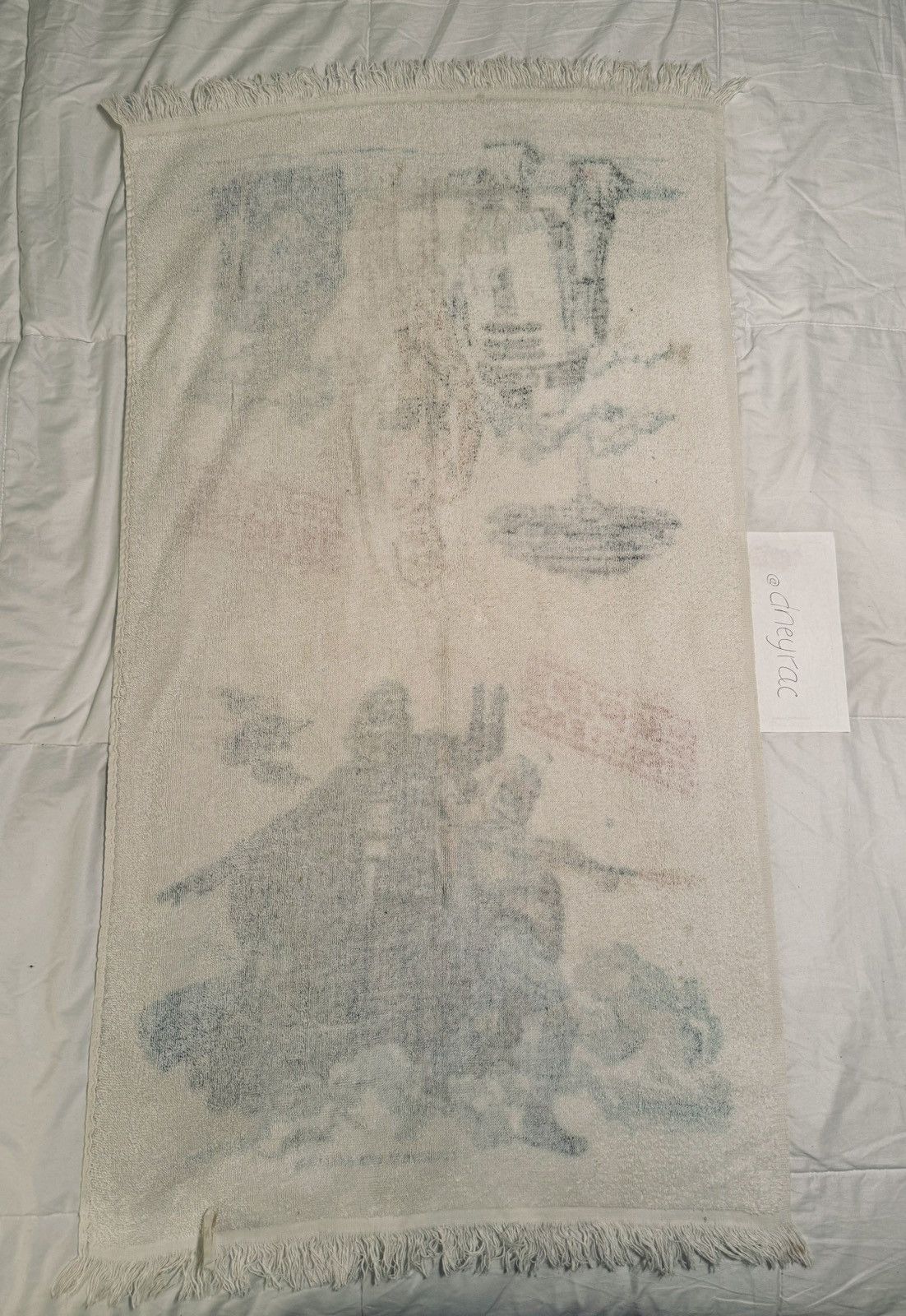 Star Wars × Vintage Vintage 1980 Star Wars Empire Strikes Back Towel Size ONE SIZE - 5 Thumbnail