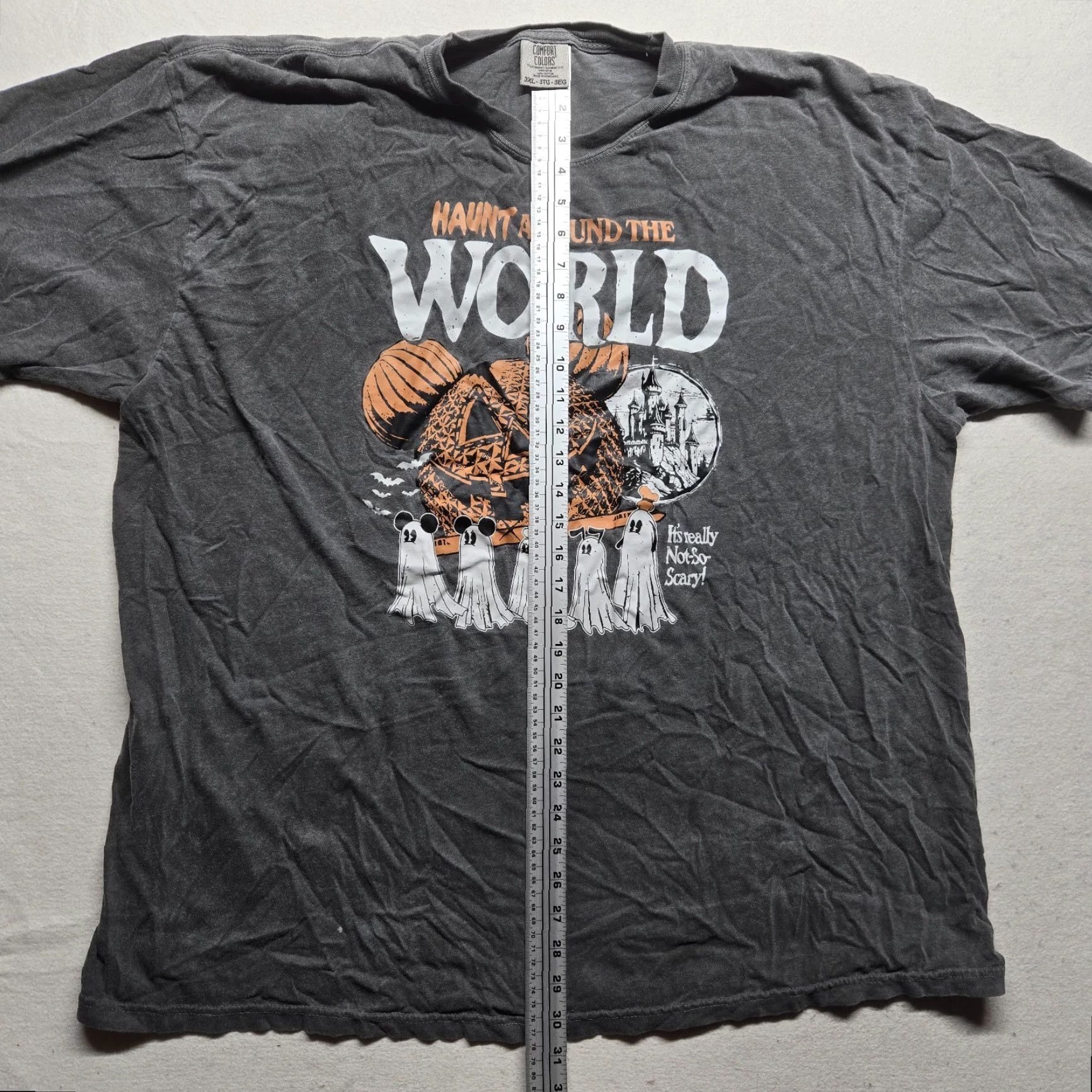 Vintage VINTAGE The Lost Bros Disney Haunt Around The World Shirt T-Shirt 3XL Black Unisex Adults Size US XXL / EU 58 / 5 - 6 Thumbnail