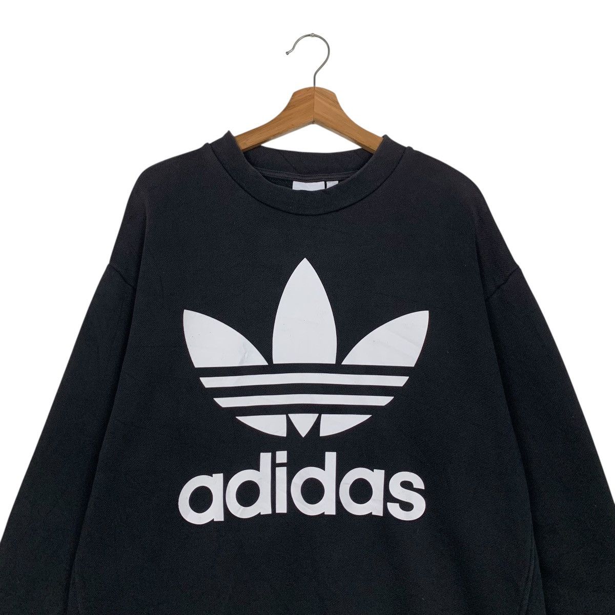 Adidas ADIDAS Big Logo Crewneck Oversized Sweatshirt #3544-C162 Size US S / EU 44-46 / 1 - 2 Thumbnail