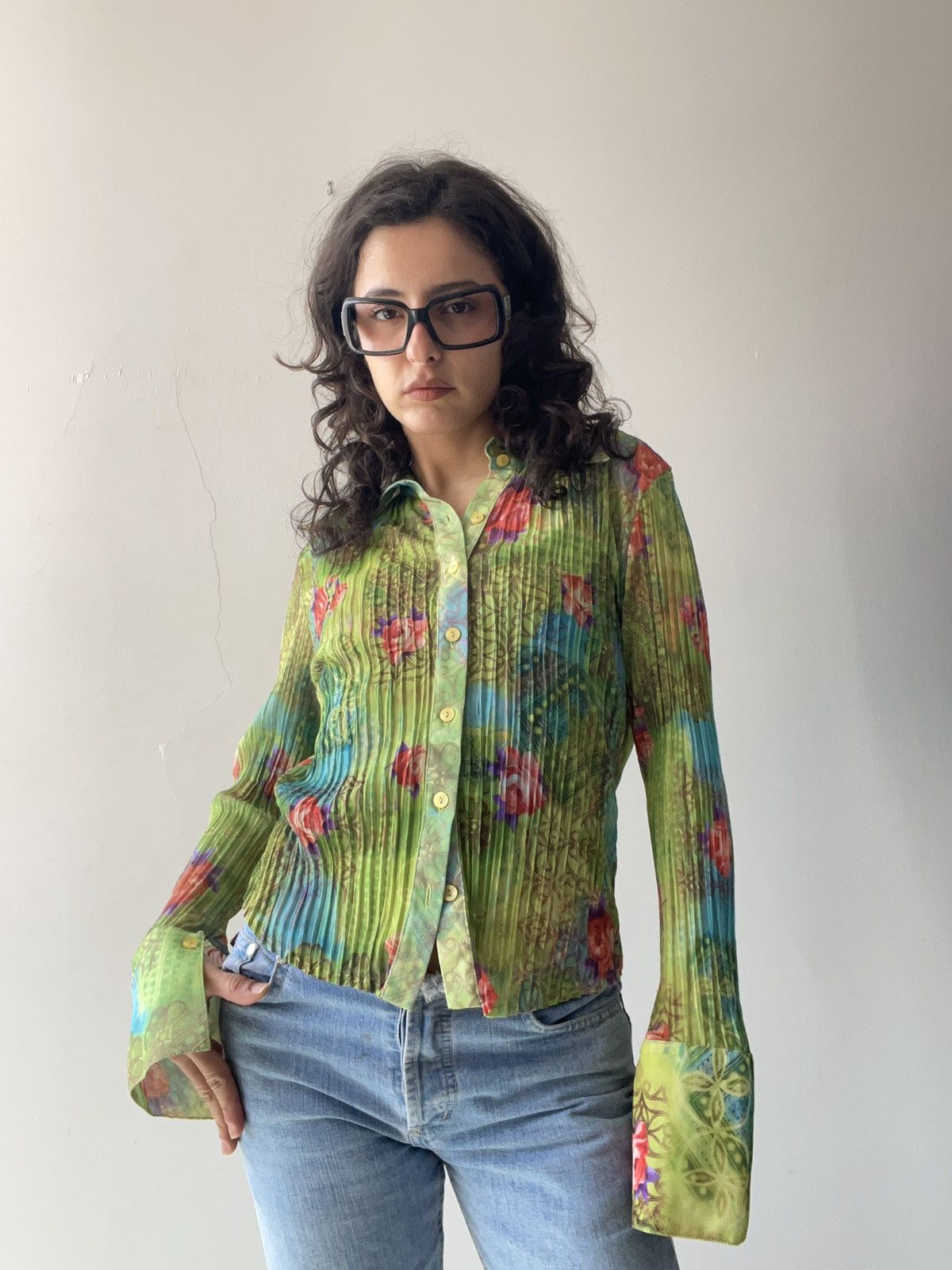 Vintage Italian shirt Size M / US 6-8 / IT 42-44 - 4 Thumbnail
