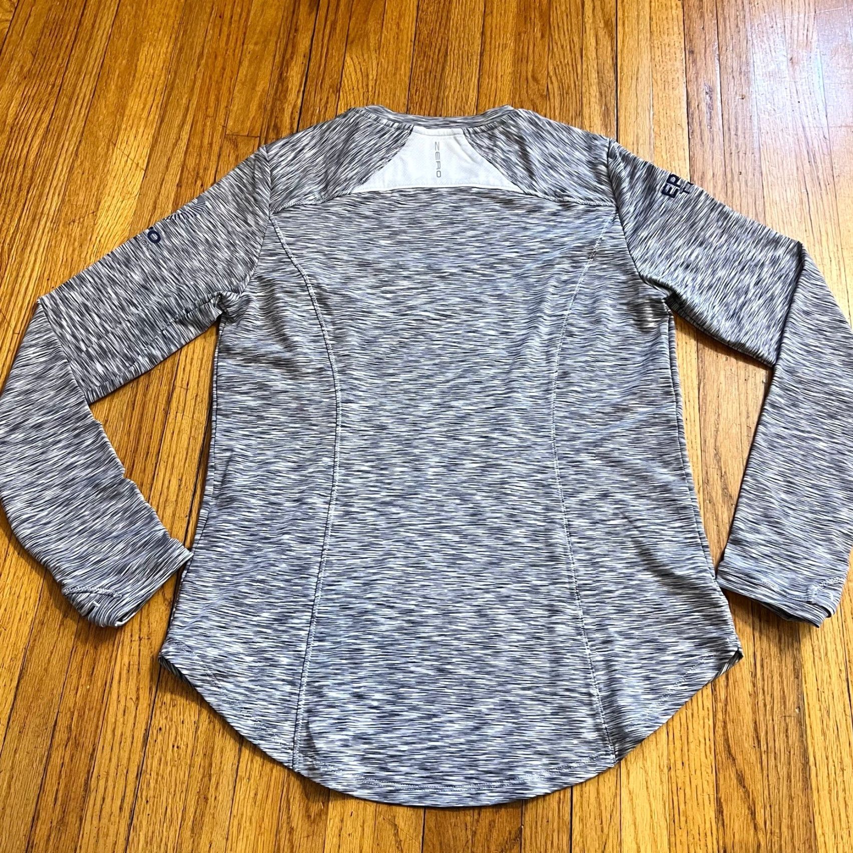 Vintage Zero Restriction Shirt Womens Medium Long Sleeve Heather Gray Golf Performance Size M / US 6-8 / IT 42-44 - 3 Thumbnail