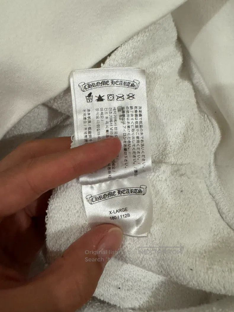 Chrome Hearts CHROME HEARTS Size XL White graffiti hoodie Size US XL / EU 56 / 4 - 6 Thumbnail