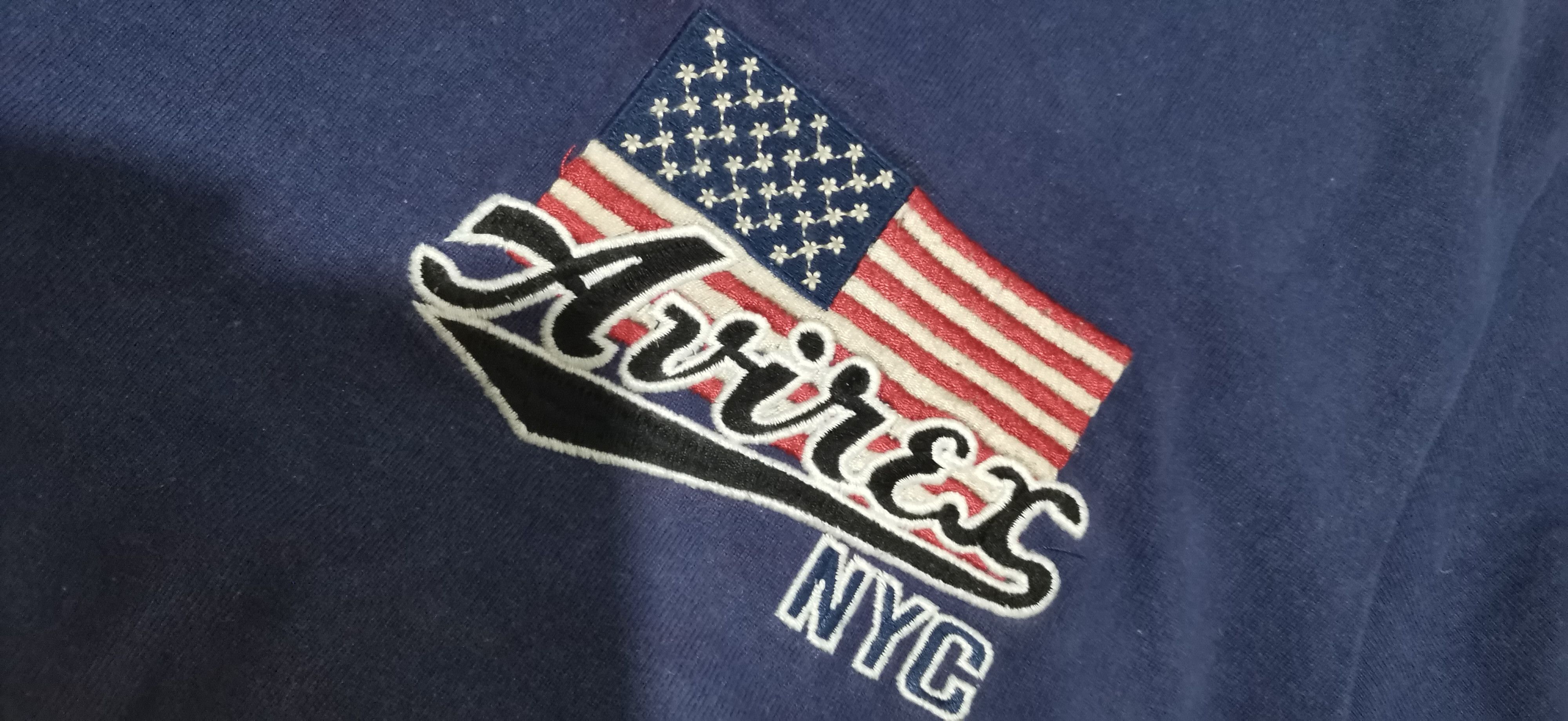 Avirex Vintage Avirex Patchwork Tee – Navy – Size M – Japan Size US M / EU 48-50 / 2 - 4 Thumbnail
