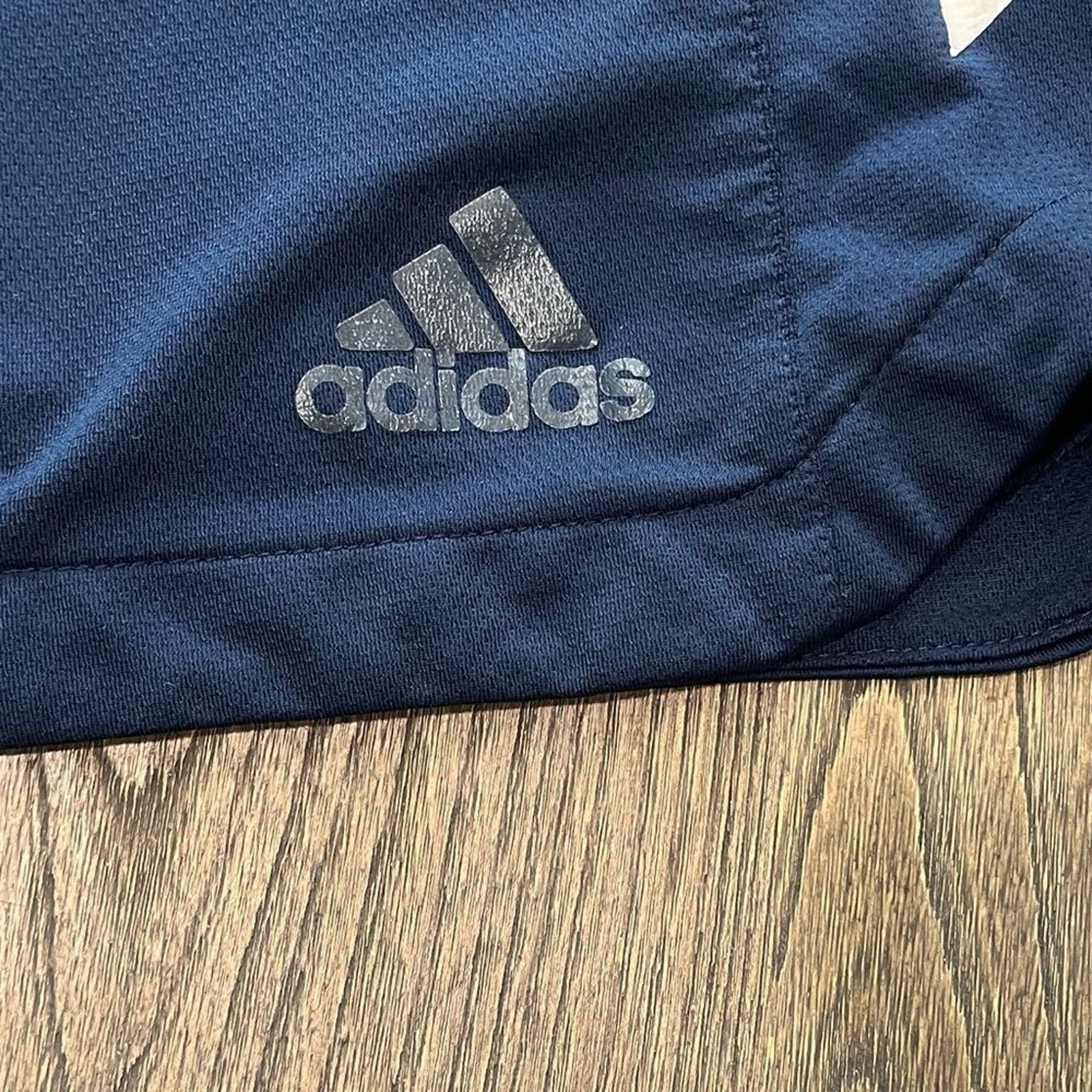 Adidas Adidas Navy Athletic Basketball Shorts Size L Size US 31 - 5 Thumbnail