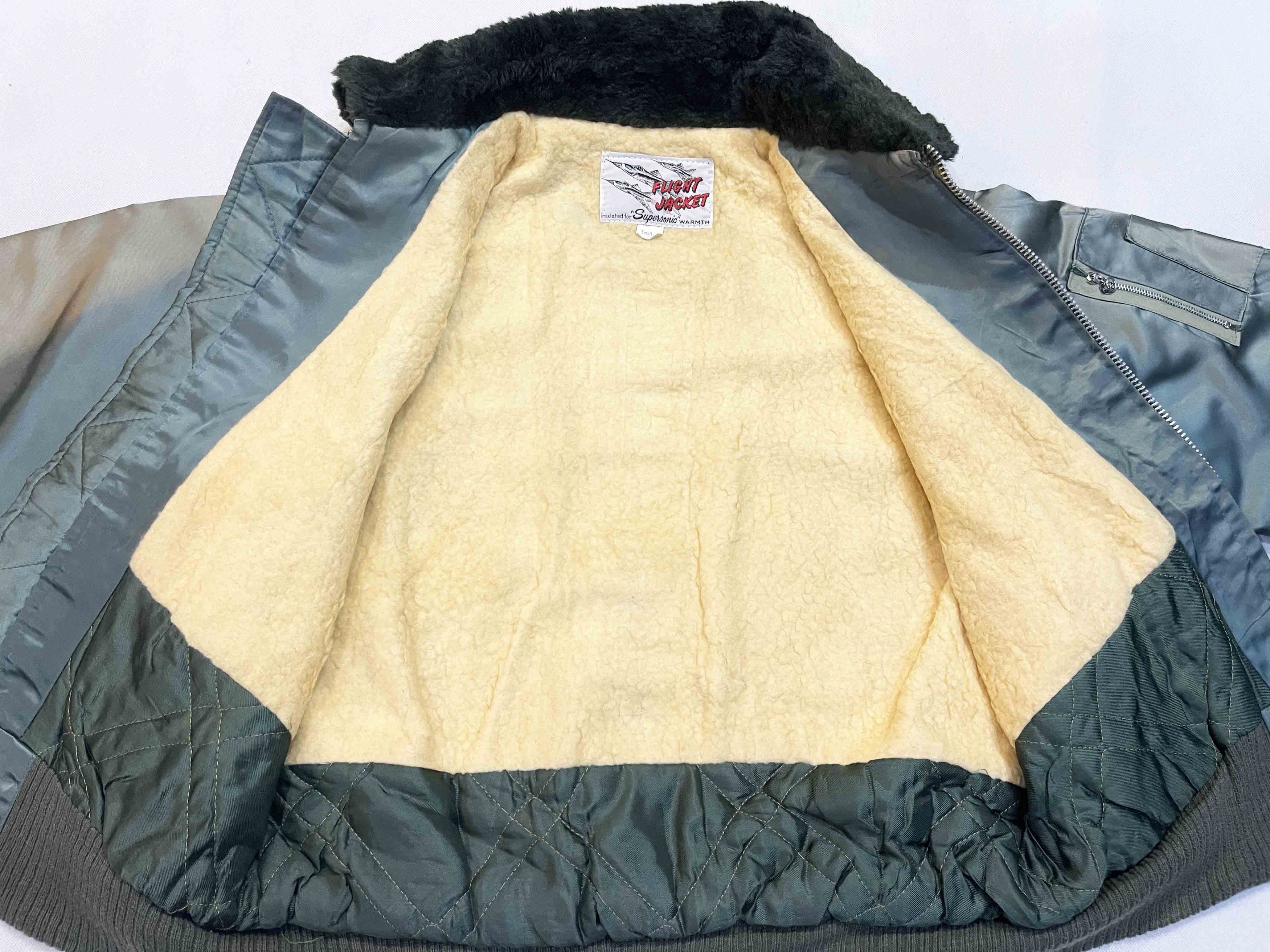 Vintage Vintage Supersonic Army Flight Jacket S USA Full Zip Size US S / EU 44-46 / 1 - 5 Thumbnail