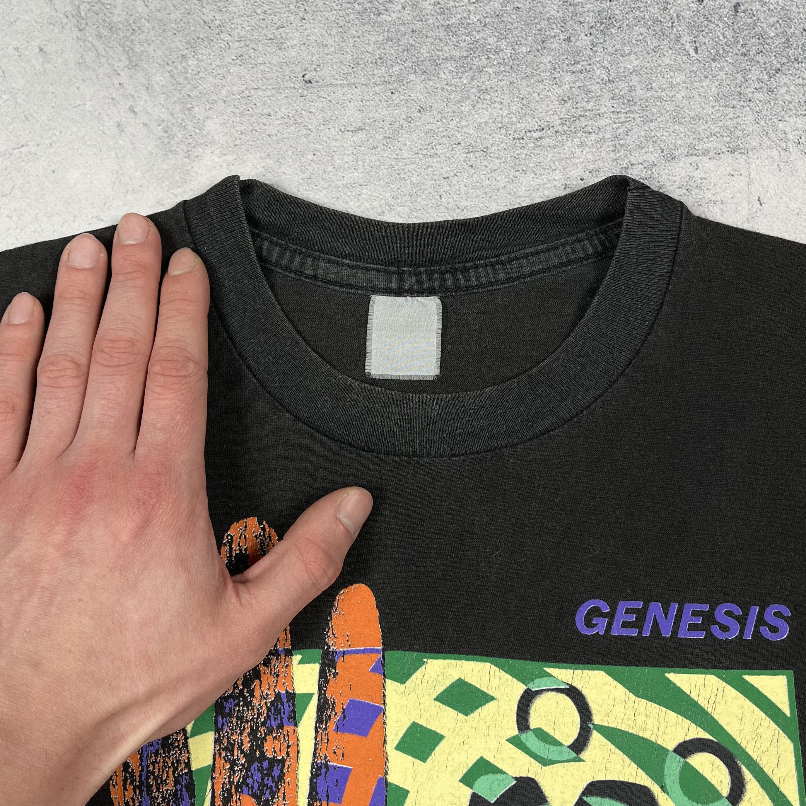Band Tees Vintage Genesis Invisible Touch Tour Rock Band T Shirt 1987 Size US M / EU 48-50 / 2 - 6 Thumbnail