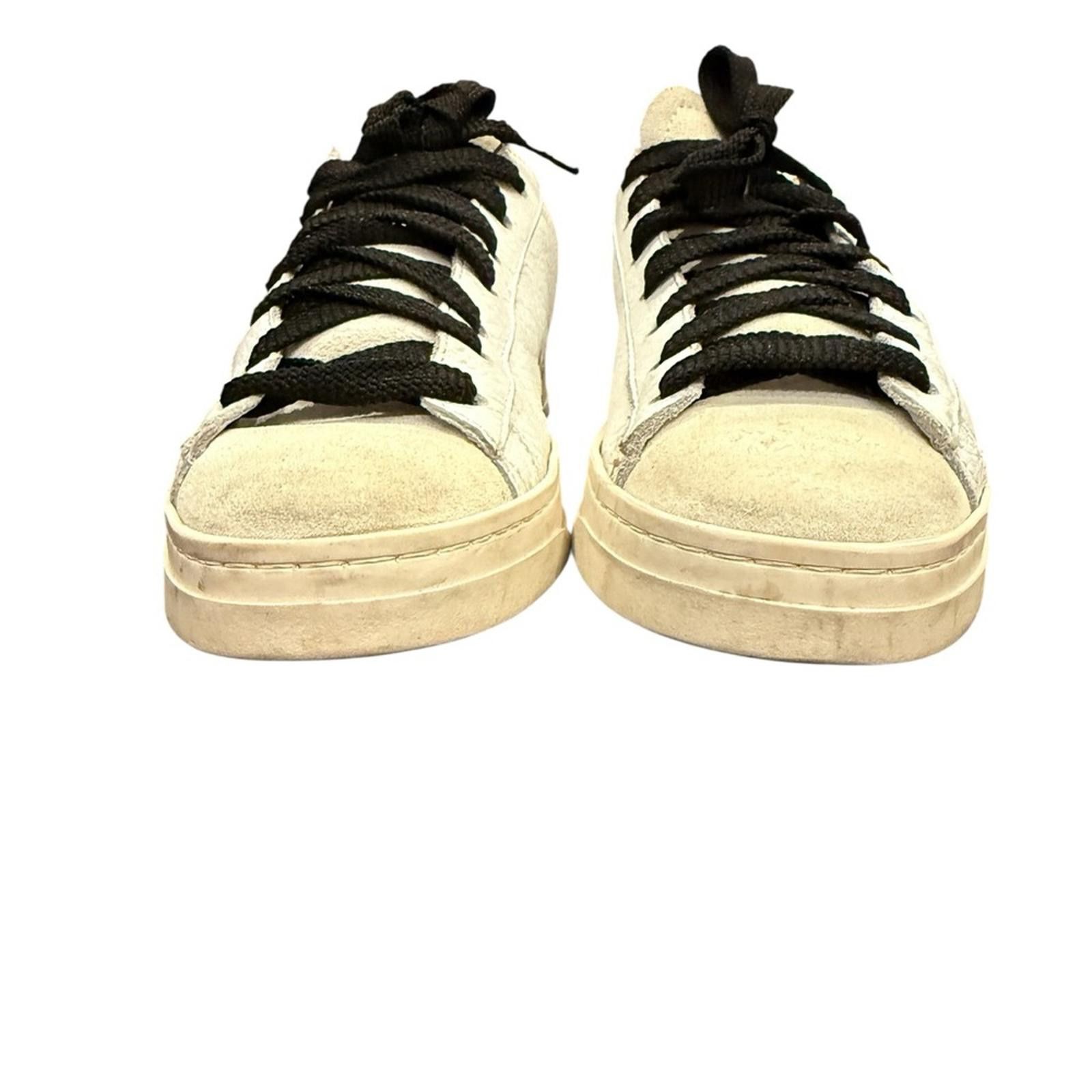 P448 P448 White Leather and Suede John Sneakers Sz 6.5 Size US 6.5 / IT 36.5 - 2 Thumbnail
