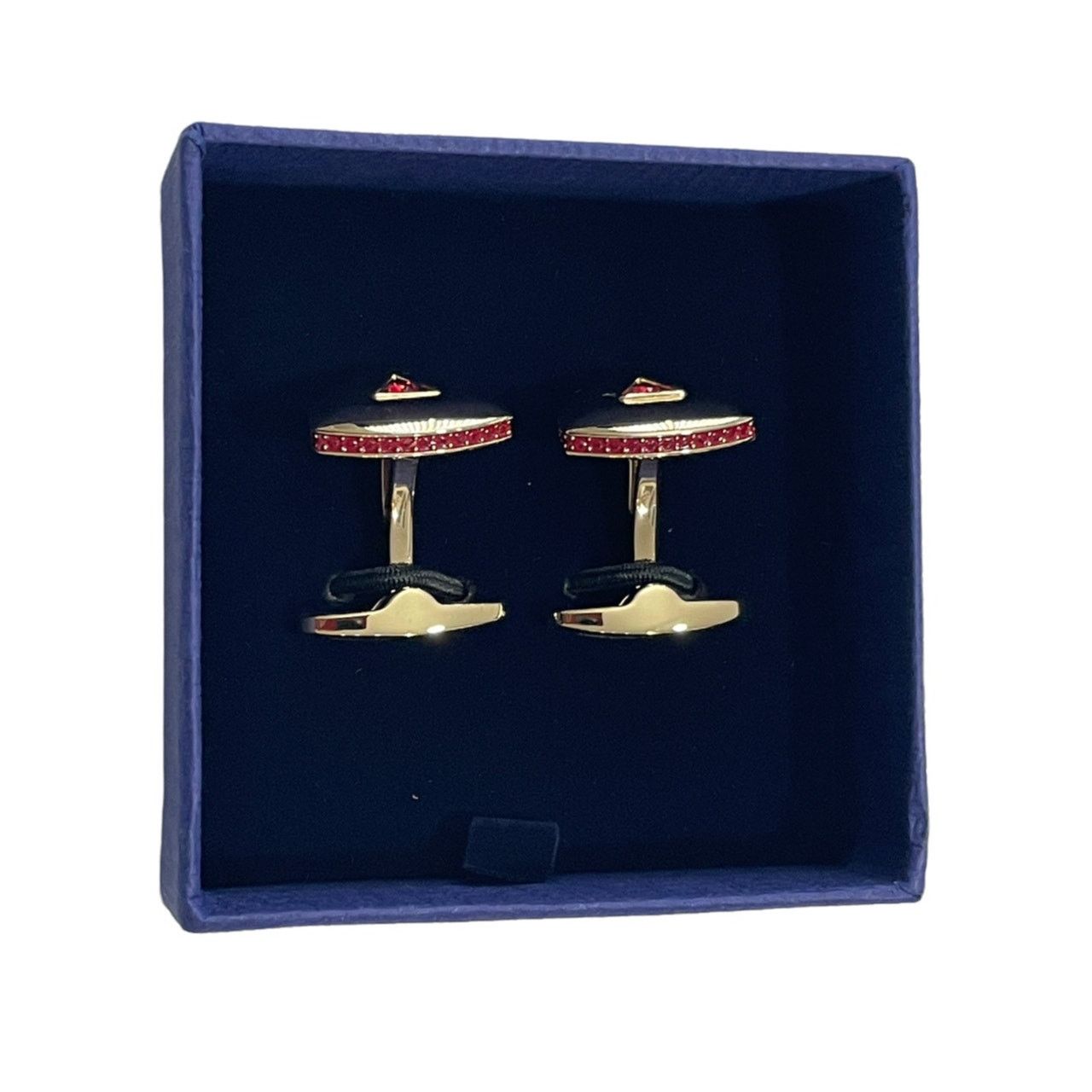 Swarovski Swarovski Theo cufflinks Fire element, Red, Gold-tone plated Size ONE SIZE - 2 Thumbnail