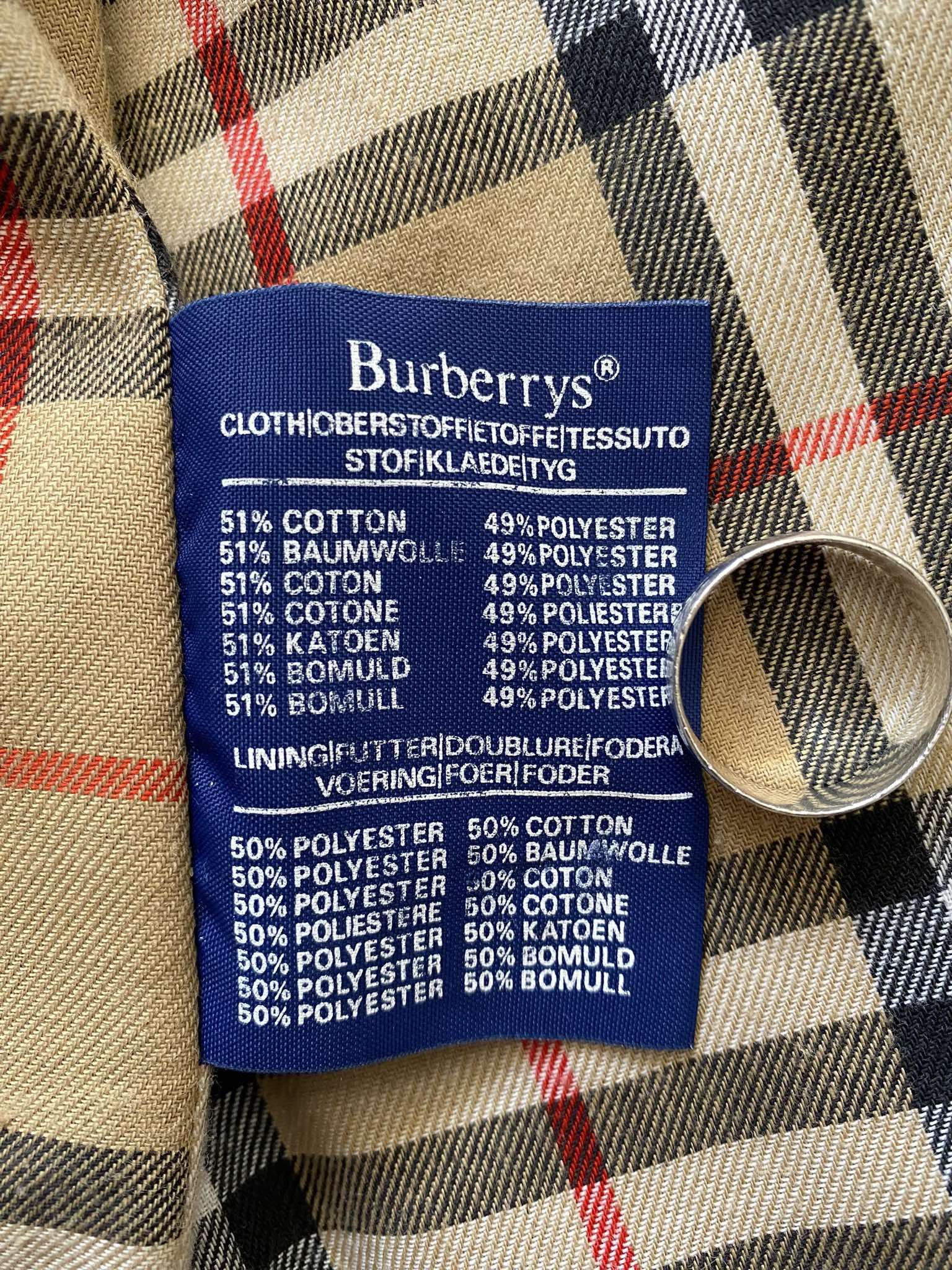 Burberry × Vintage Vintage Burberry Prorsum Nova Check Long Trench Coat Size US M / EU 48-50 / 2 - 5 Thumbnail