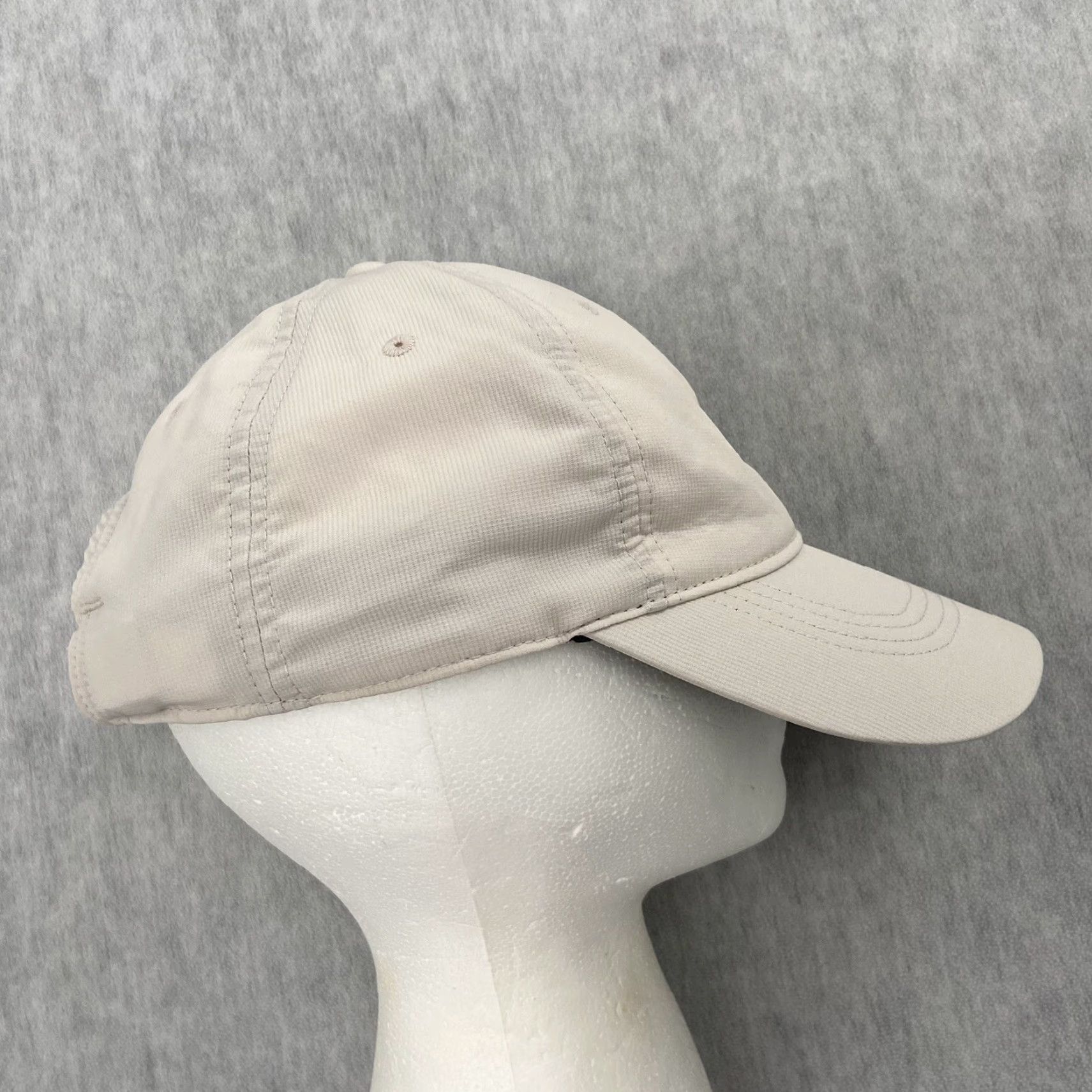 Nike Nike Golf Hat Adult Beige Strapback Cap Mens Stitched Logos 618296-072 Size ONE SIZE - 3 Thumbnail