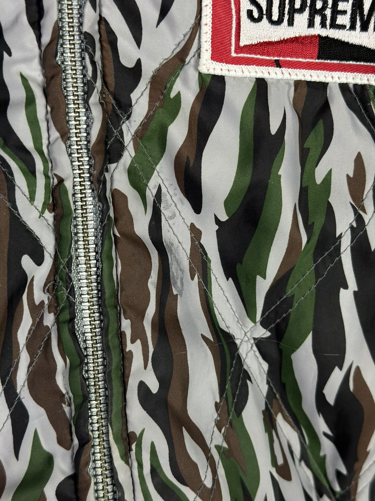 Supreme Supreme Poly Diamond Quilted Hooded Jacket Camo Rare Size US S / EU 44-46 / 1 - 16 Thumbnail