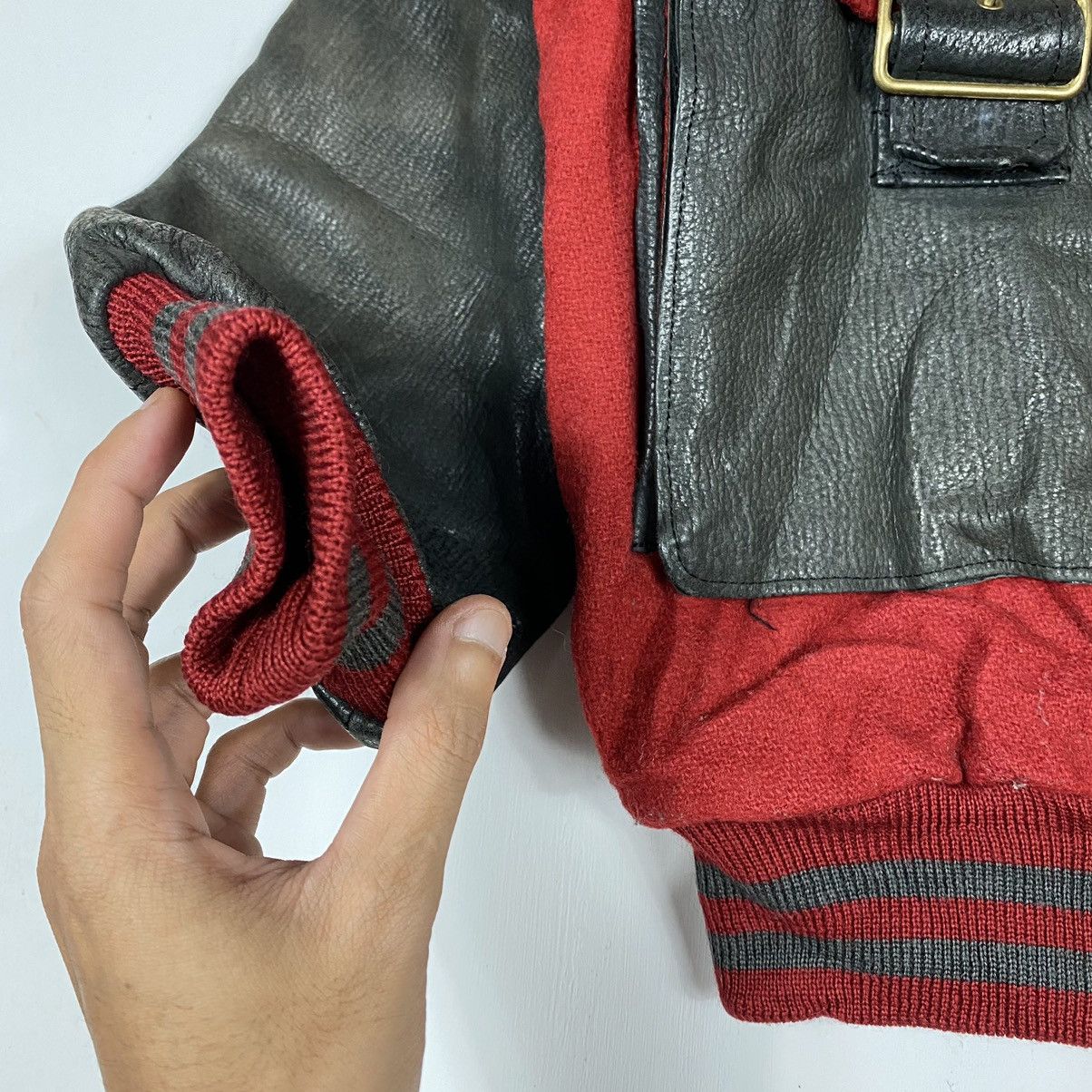 BIGI × Vintage VINTAGE 80's BIGI COMMANDING OFFICER GARMENT VARSITY JACKET Size US M / EU 48-50 / 2 - 8 Thumbnail