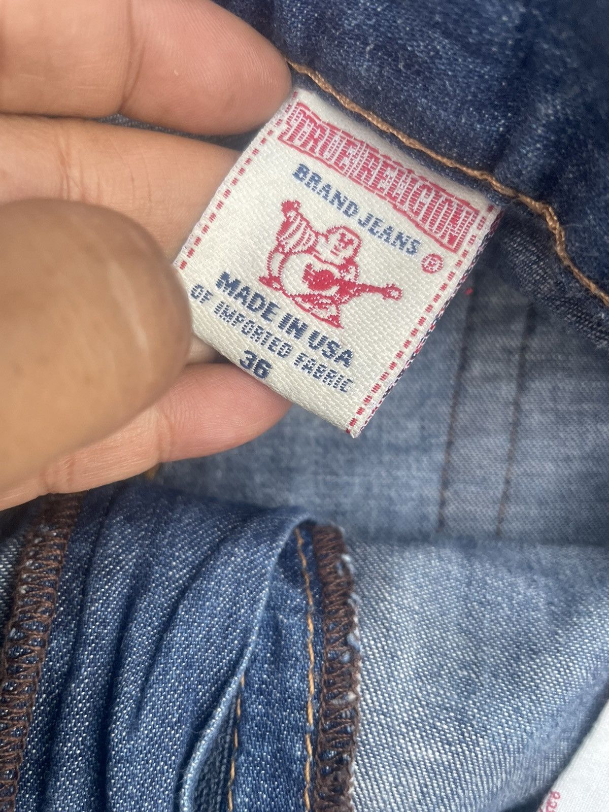 Designer Vintage True Religion Section Bobby Denim Size US 40 / EU 56 - 12 Thumbnail