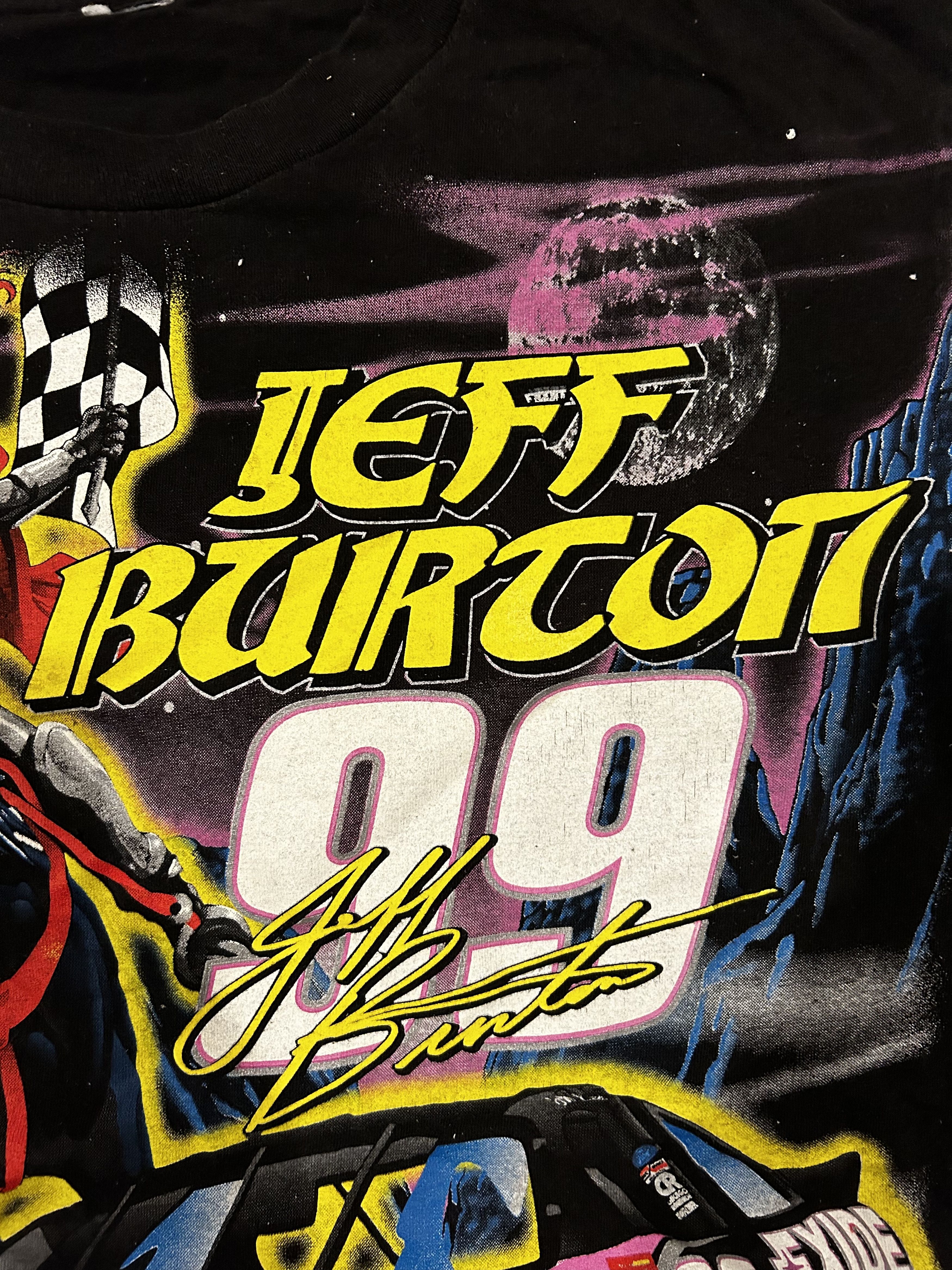 Tultex Vintage Jeff Burton by Track Master Knight NASCAR Shirt Sz L Size US L / EU 52-54 / 3 - 3 Thumbnail