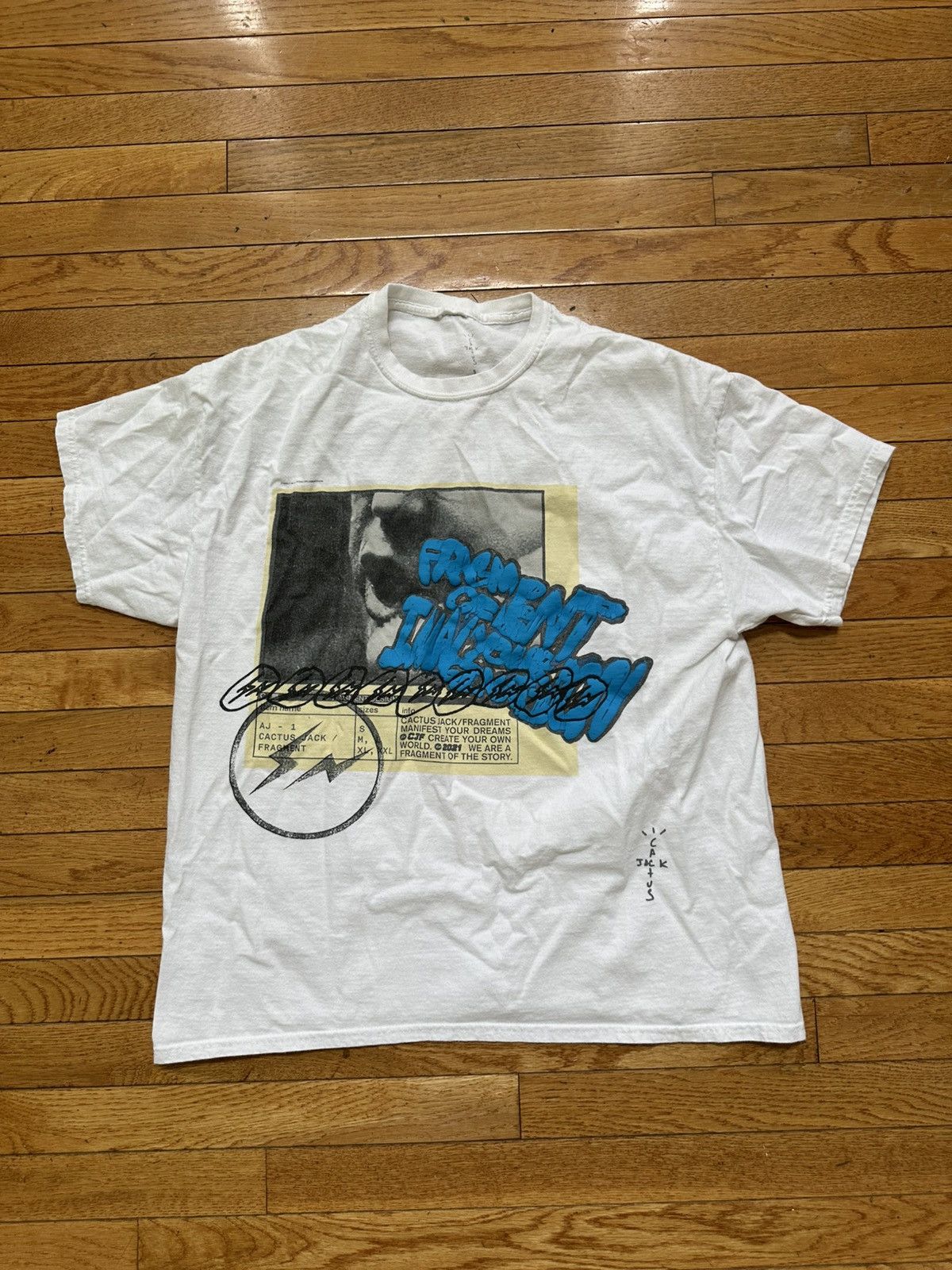 Fragment Design × Travis Scott Travis Scott x Fragment tee Size US L / EU 52-54 / 3 - 1 Thumbnail