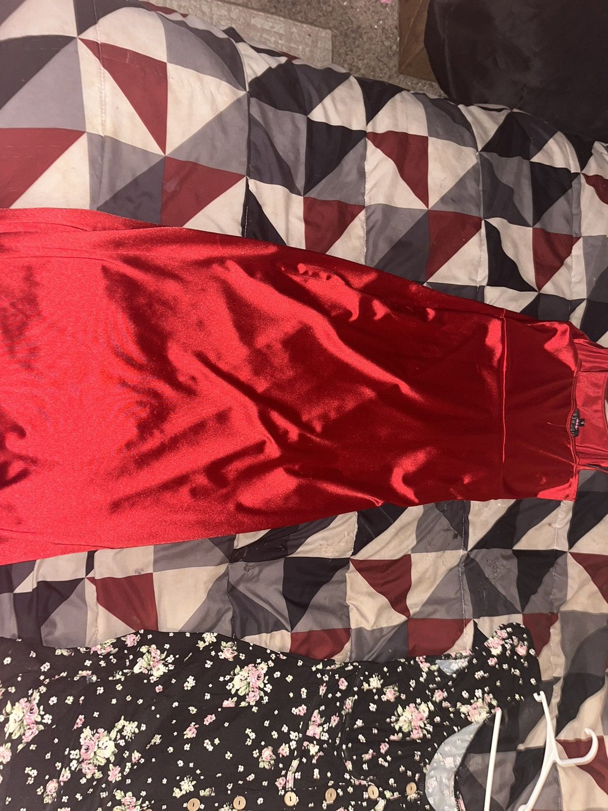 Designer Red dress Size L / US 10 / IT 46 - 3 Thumbnail
