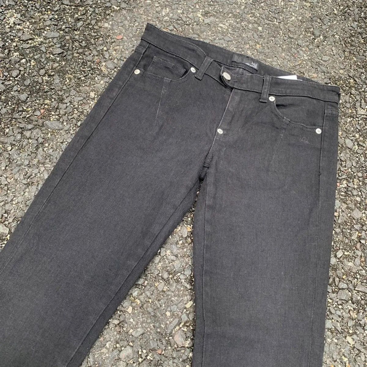 Japanese Brand × Jun Takahashi × Undercover QUICK SALE⚡️ Undercover x Uniqlo UU Black Jeans Ankle Pants Size US 28 / EU 44 - 6 Thumbnail