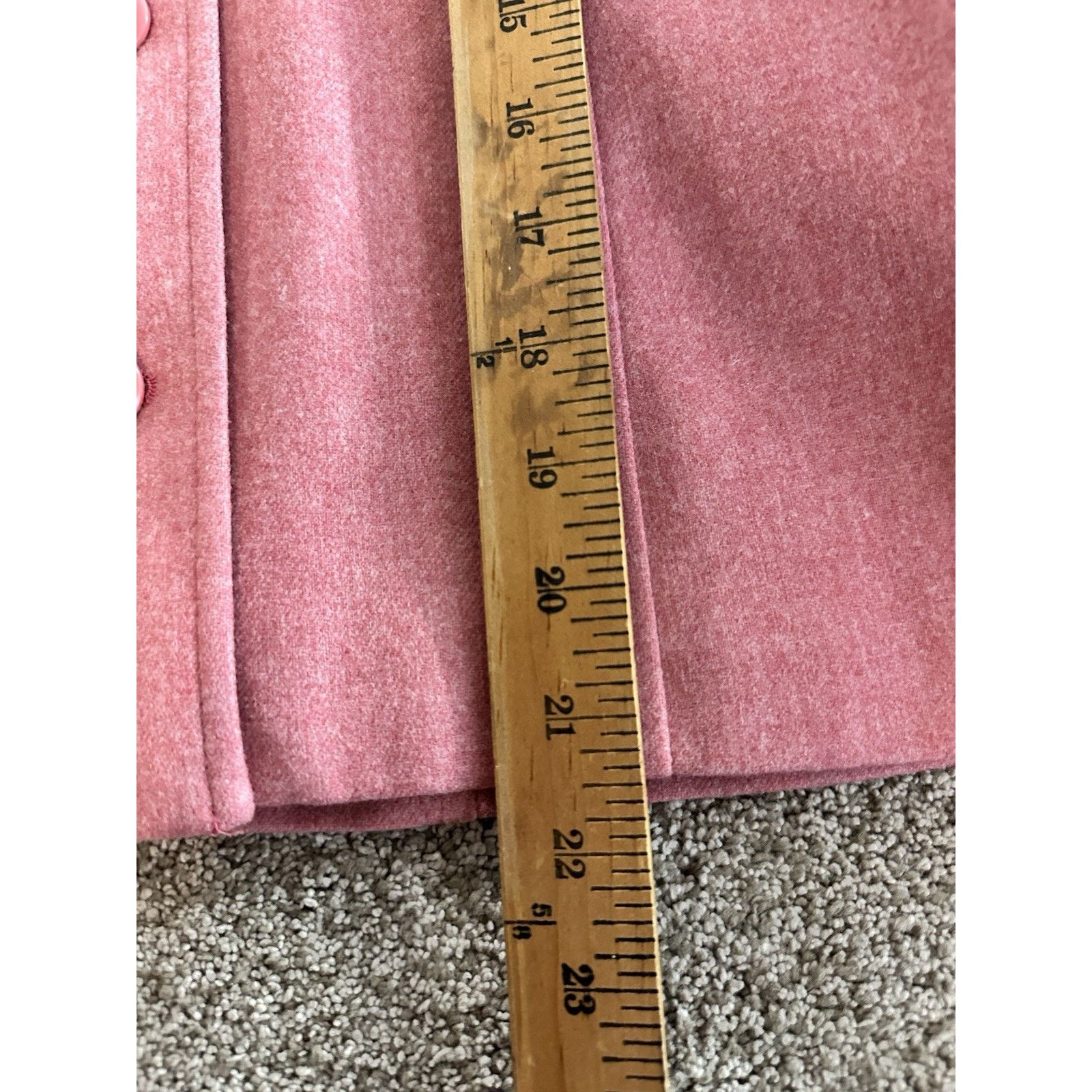 Pendleton Pendleton Blazer Womens Petite 10 Pink Virgin Wool 10P Size L / US 10 / IT 46 - 3 Thumbnail