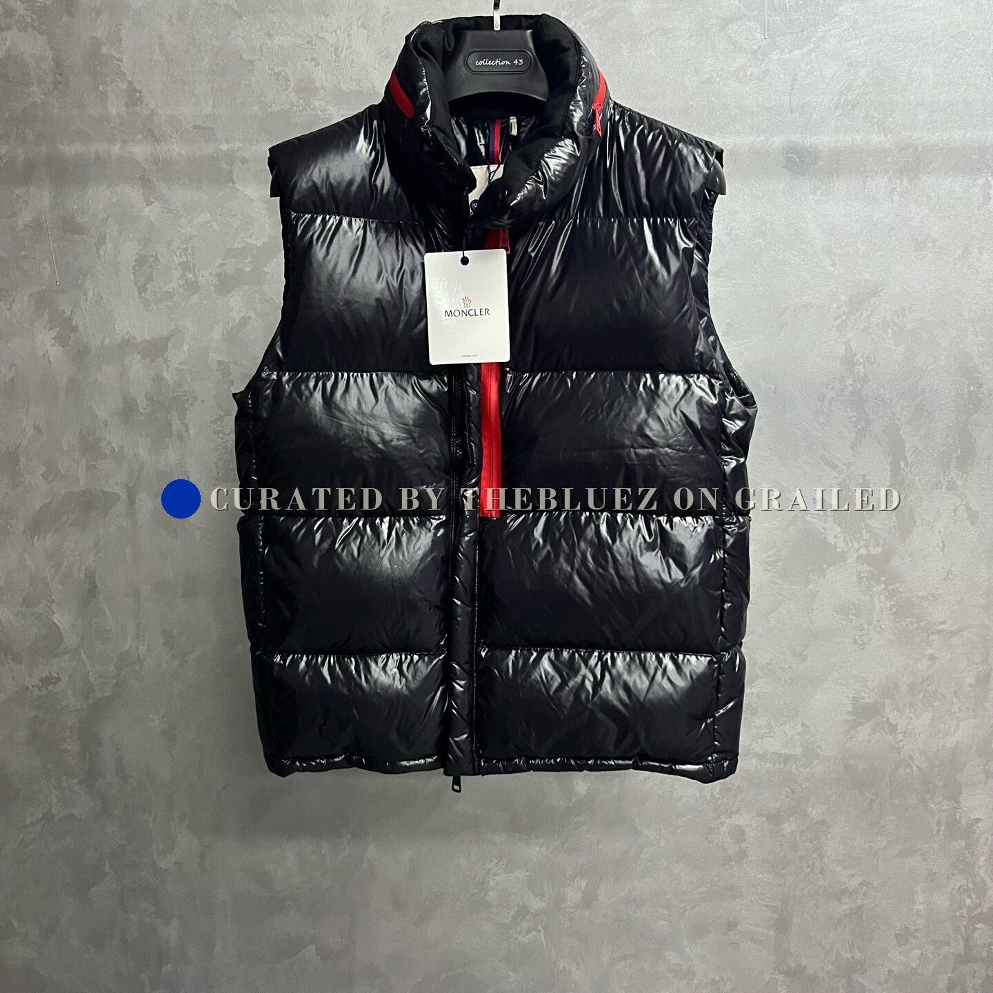Moncler Moncler Black Logo Sleeveless Down Vest Size US L / EU 52-54 / 3 - 1 Thumbnail