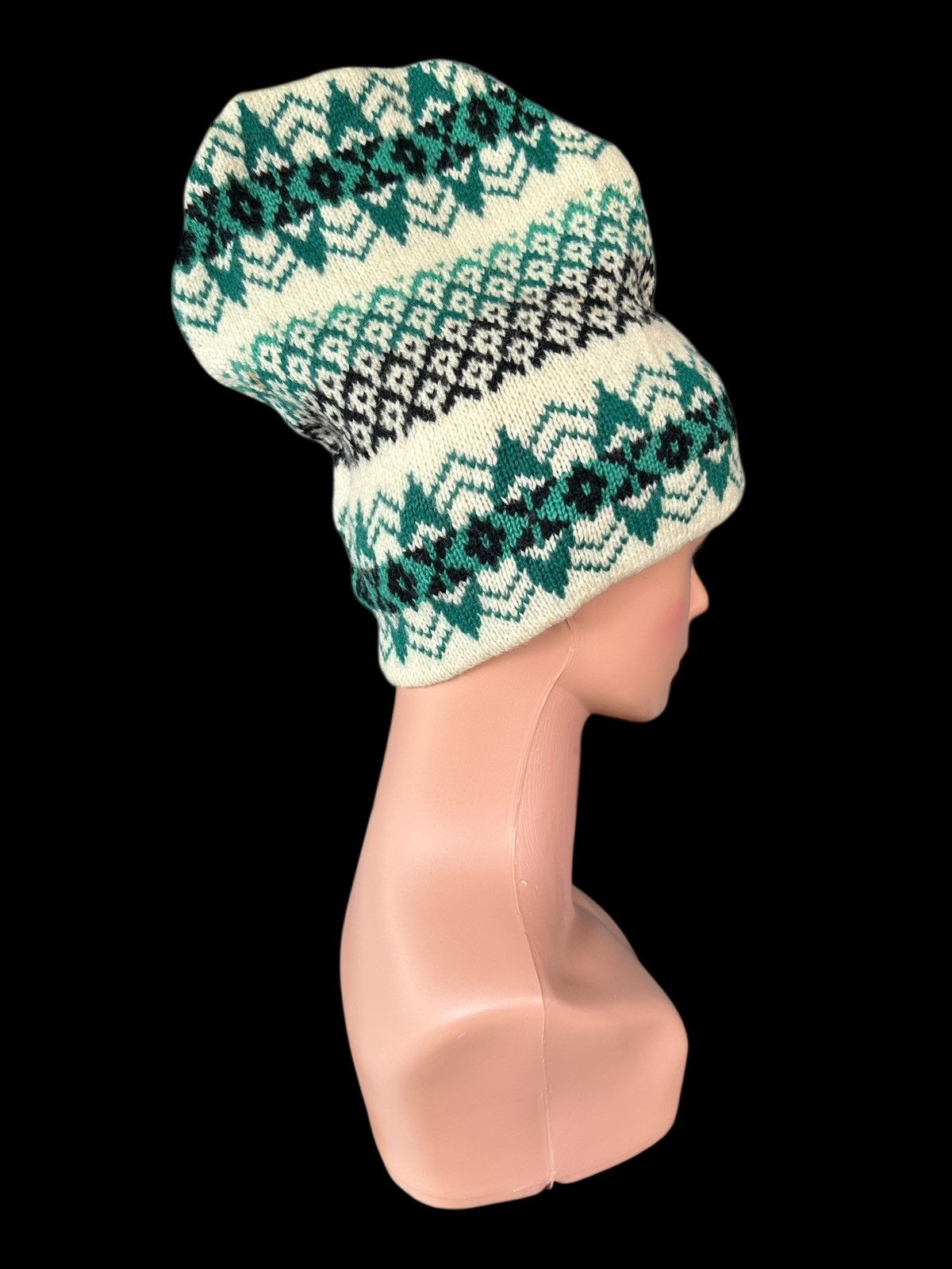 Japanese Brand × Kapital × Vintage Crochet Knitt Wool Beanie Hats Size ONE SIZE - 4 Thumbnail