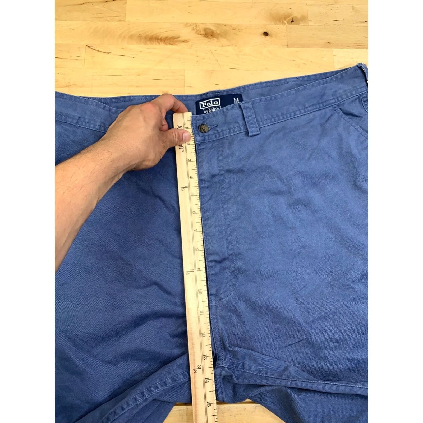 Polo Ralph Lauren VINTAGE Polo Ralph Lauren Cargo Shorts Men 40 Blue Cotton 13324 Size US L / EU 52-54 / 3 - 5 Thumbnail