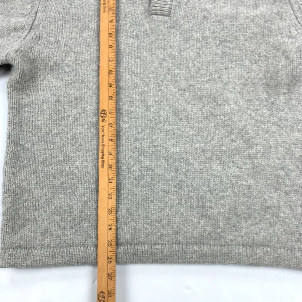 Gap GAP Men’s L Lambswool Shawl Collar Sweater Gray Red Black Stripe Knit Pullover Wool Casual Size US L / EU 52-54 / 3 - 5 Thumbnail