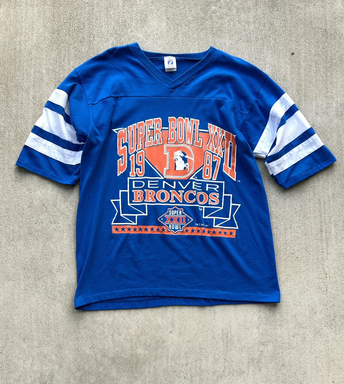 Denver Broncos T Shirt Vintage deals 80s 1987