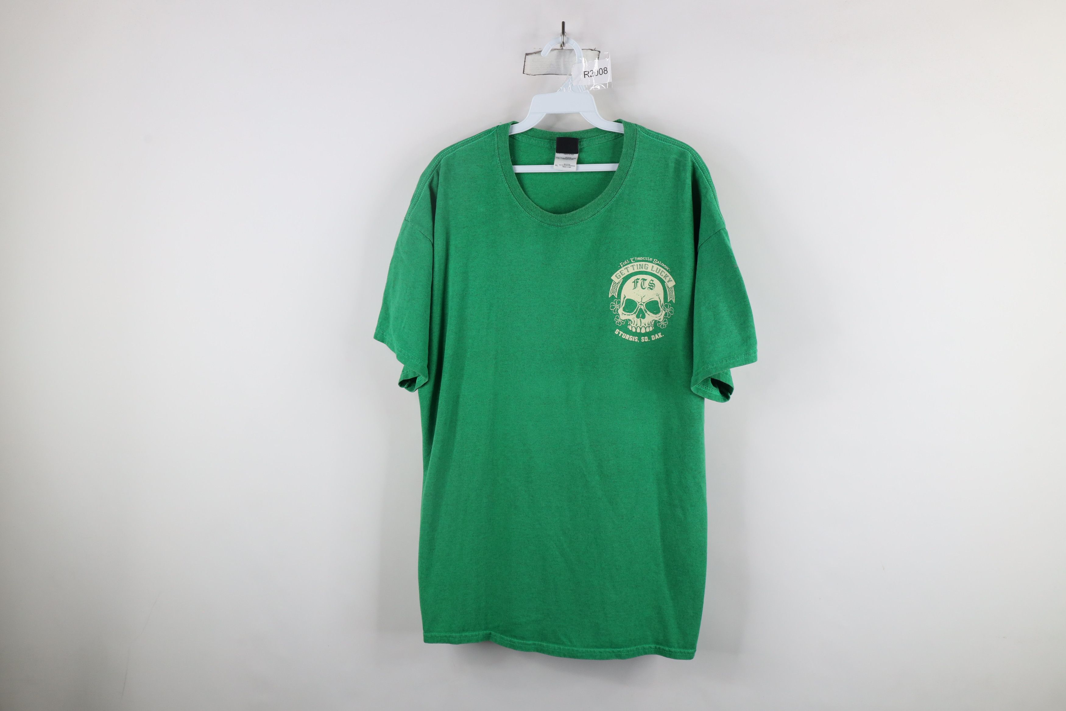 Vintage Vintage Streetwear Throttle Saloon Motorcycle Skull T-Shirt Size US XL / EU 56 / 4 - 1 Thumbnail