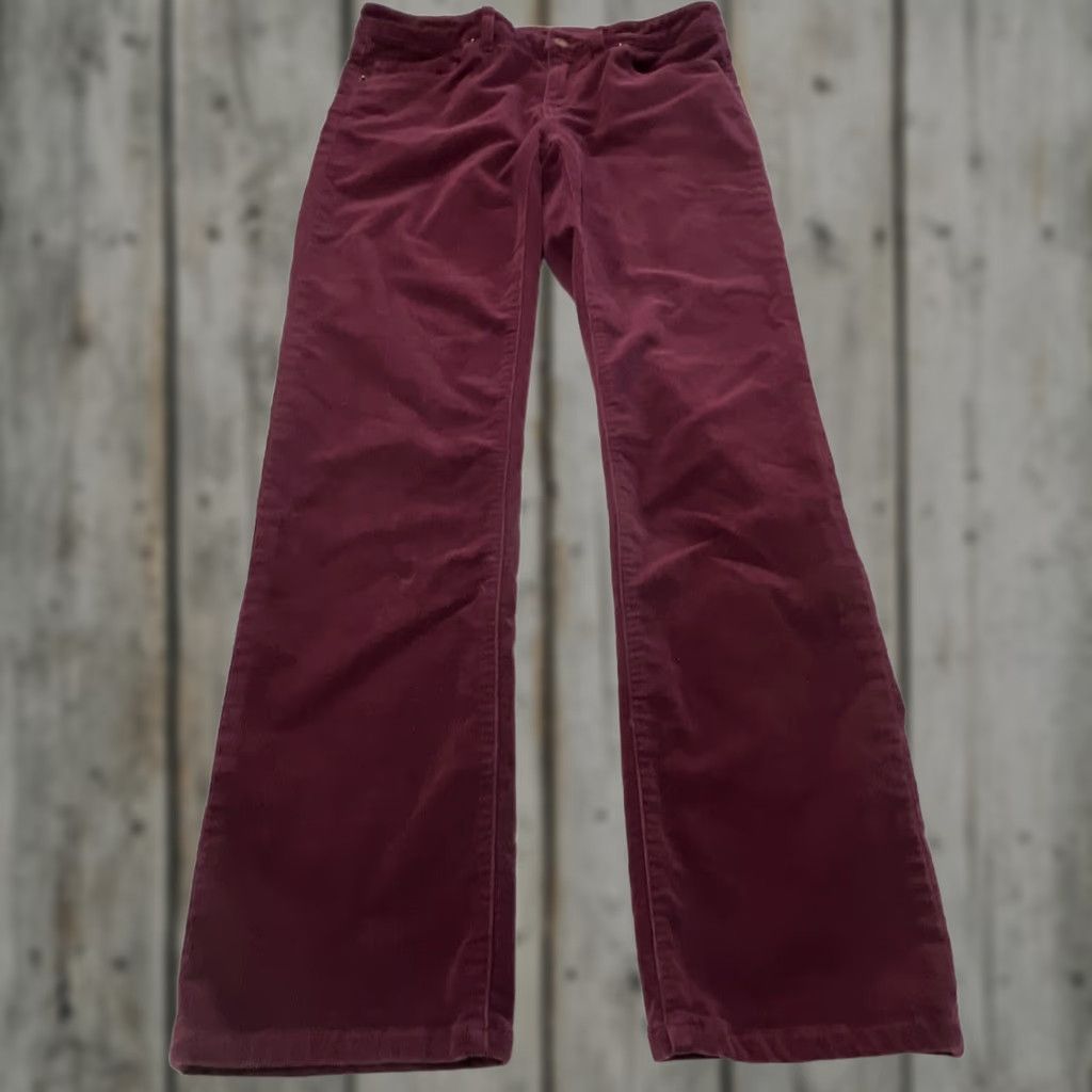 Patagonia Patagonia Pants Women's 29 Corduroy Bootcut Dark Currant Wine Stretch Organic cotton Size 29" - 1 Thumbnail