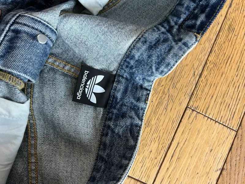 Adidas × Balenciaga Adidas x balenciaga denim blue destroy Size US 34 / EU 50 - 9 Thumbnail