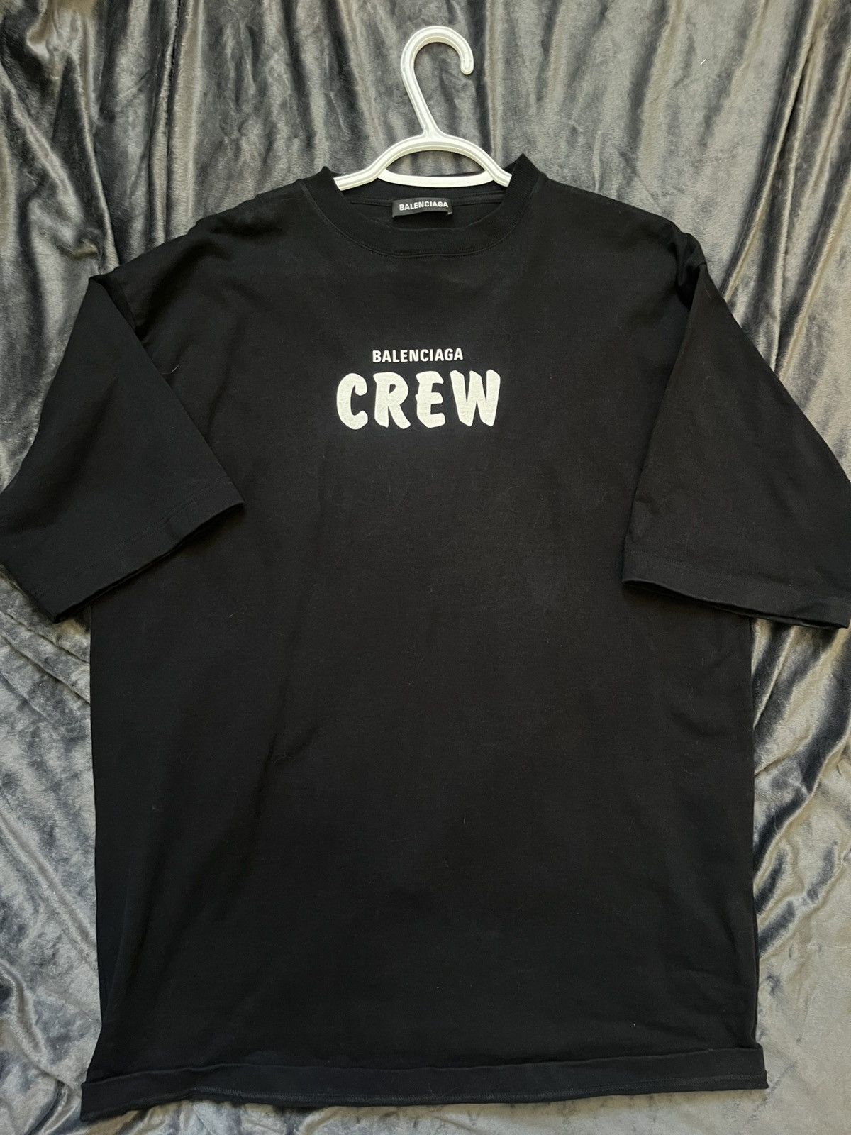 Balenciaga Balenciaga Crew Logo T-shirt Size US S / EU 44-46 / 1 - 4 Thumbnail