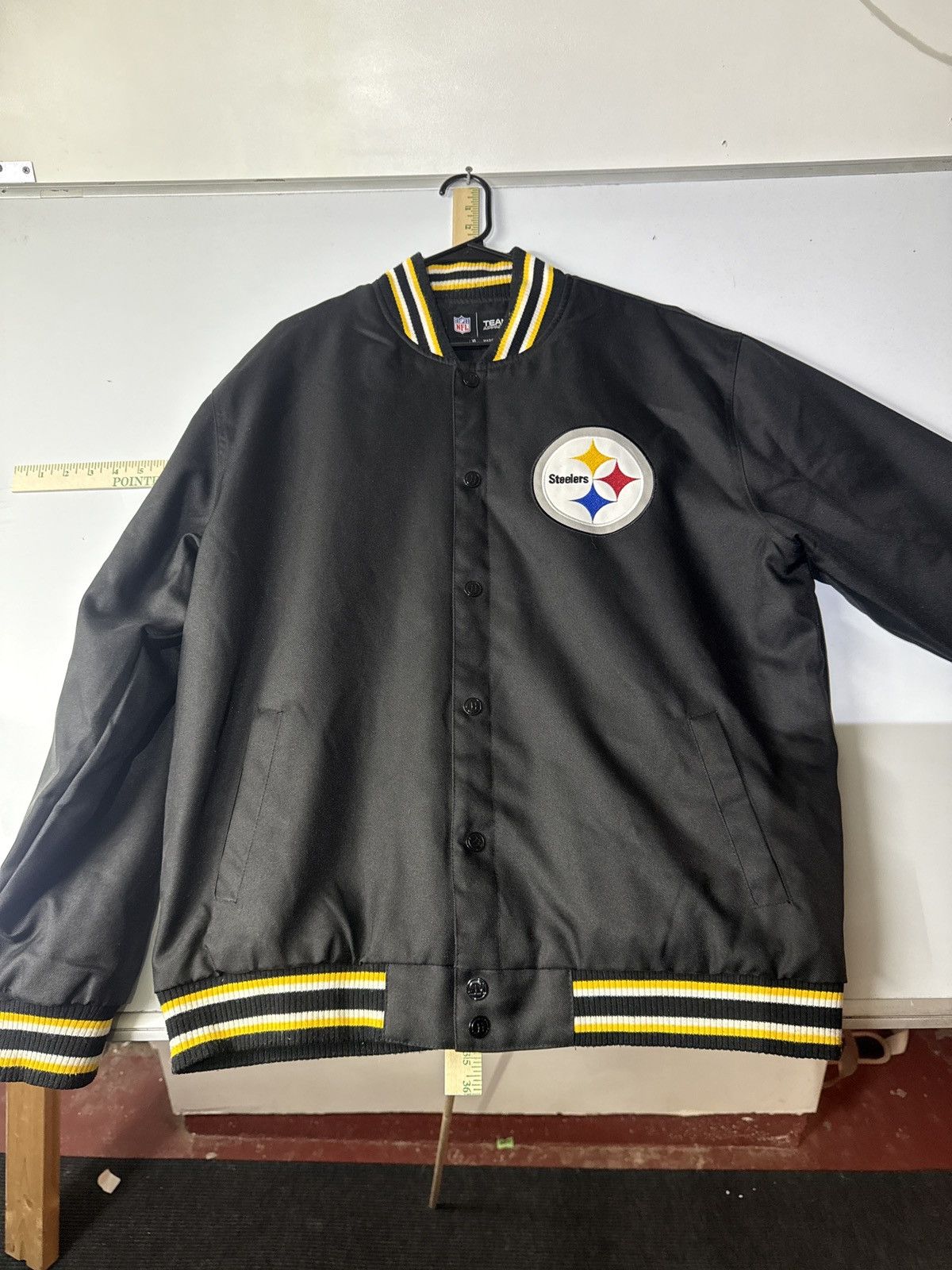 NFL Vintage 80s Pittsburgh Steelers NFL Football Jacket Size US XL / EU 56 / 4 - 13 Thumbnail