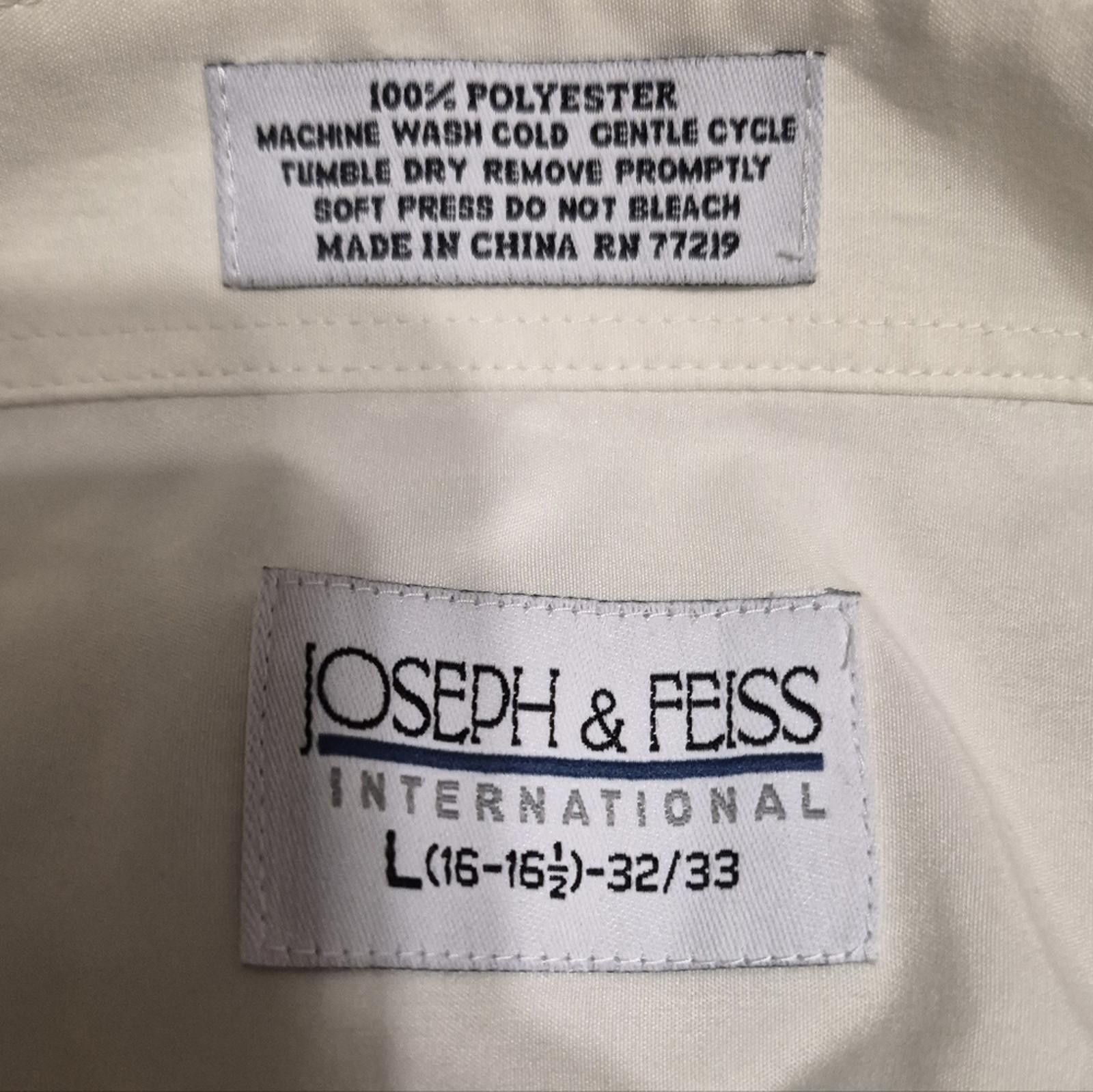 Joseph & Feiss Joseph & Feiss Large Shirt 16-16 1/2 Size 42R - 3 Thumbnail