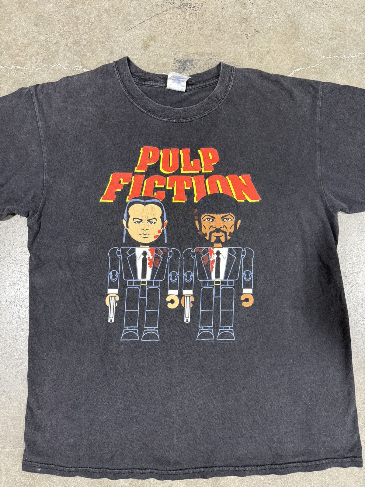 Vintage Pulp Fiction Caricature Robot Tee Size US L / EU 52-54 / 3 - 2 Thumbnail