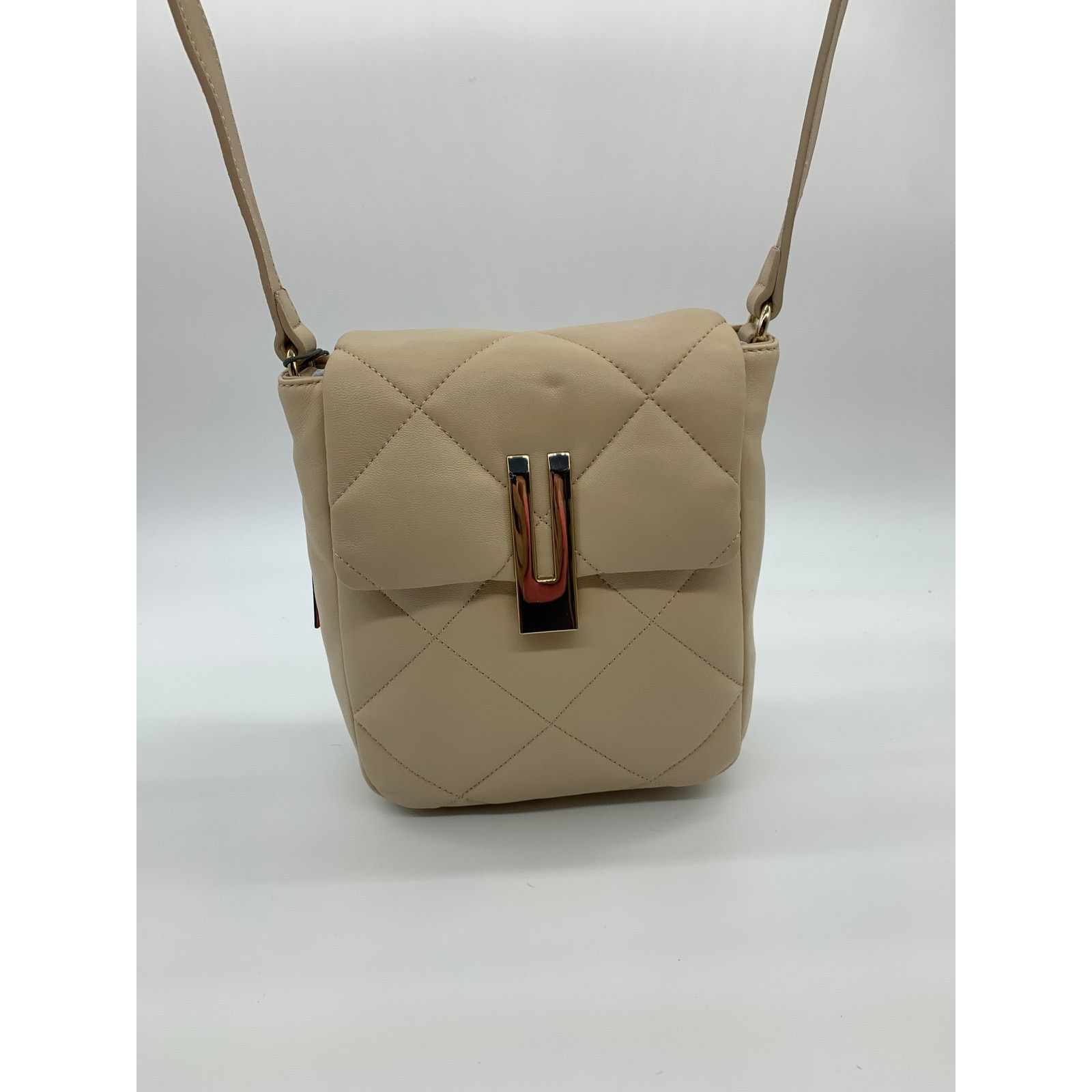 Vince Camuto Vince Camuto Quilted Leather Crossbody Doty Womens Purse Size ONE SIZE - 10 Thumbnail